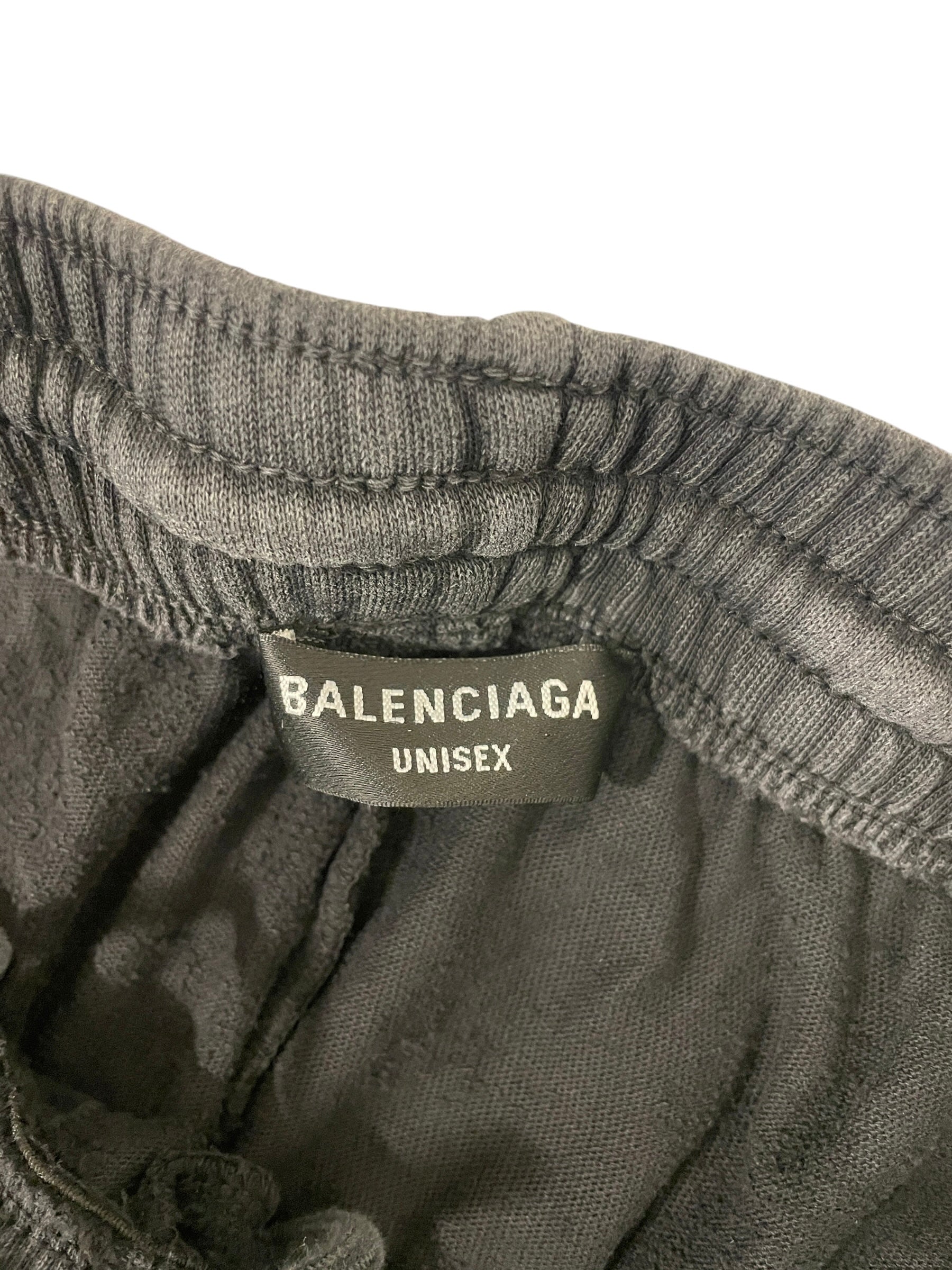 BALENCIAGA/Pants/S/Cotton/BLK/BALENCIAGA SWEATS BAGGY BLK view 3