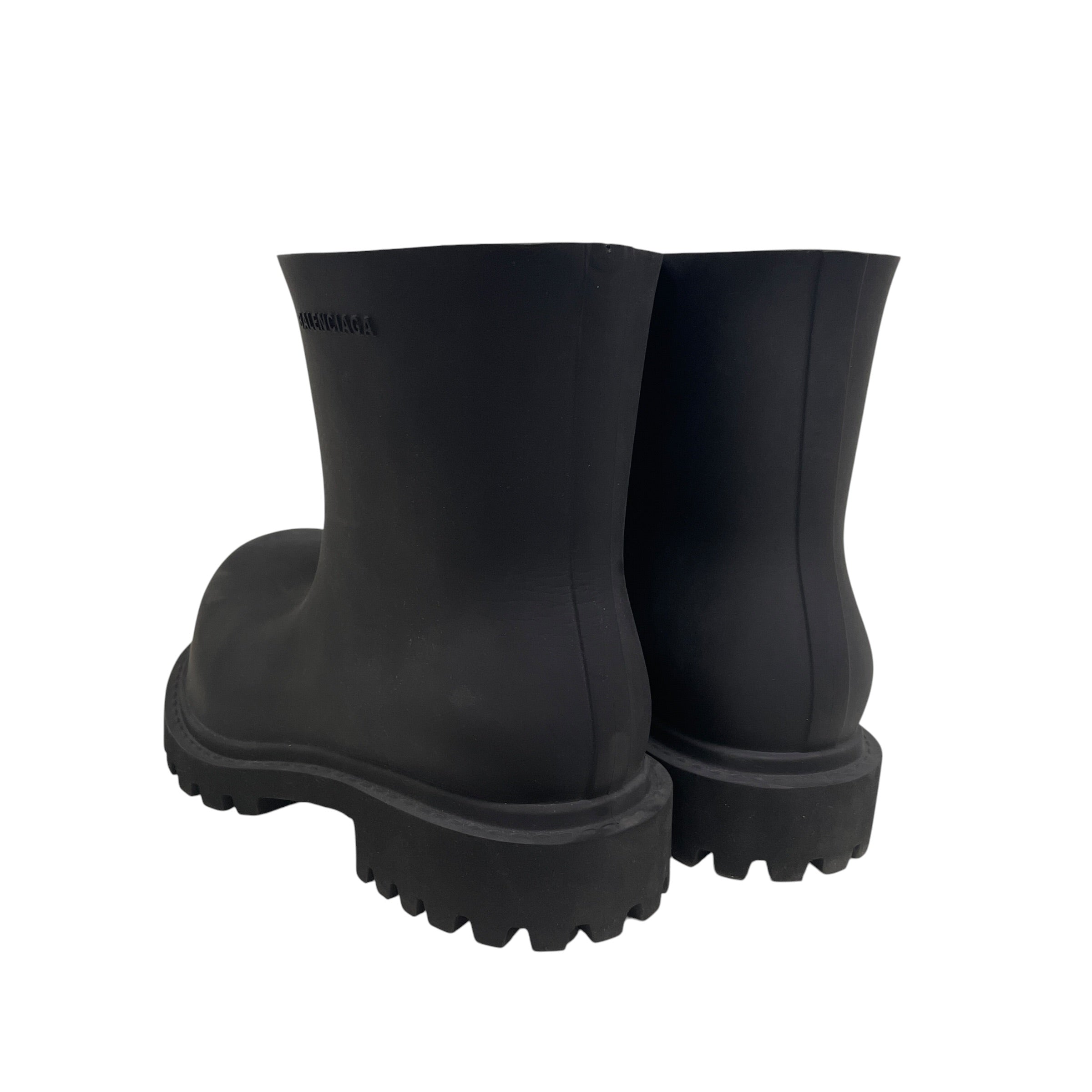 BALENCIAGA/Pull-On Boots/US 8/BLK/8 Hole/STEROID BOOTS view 2