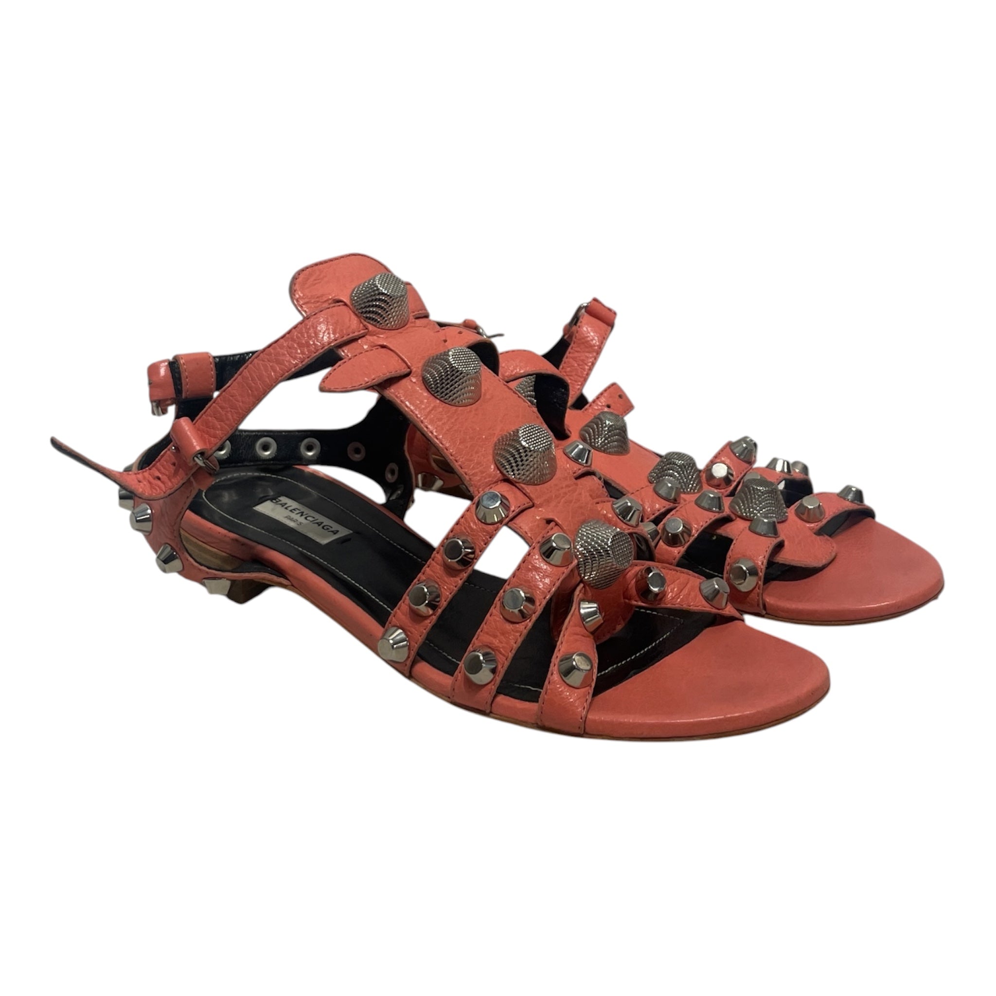 BALENCIAGA/Sandals/EU 39/Leather/PNK/Cagole Sandal view 1