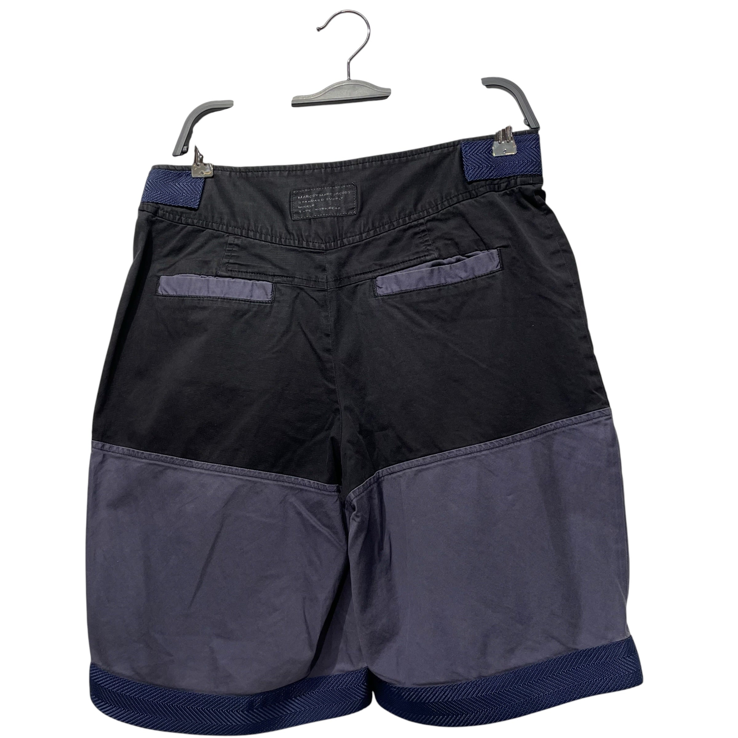 MARC BY MARC JACOBS/Shorts/6/Cotton/NVY/dw string pockets view 2