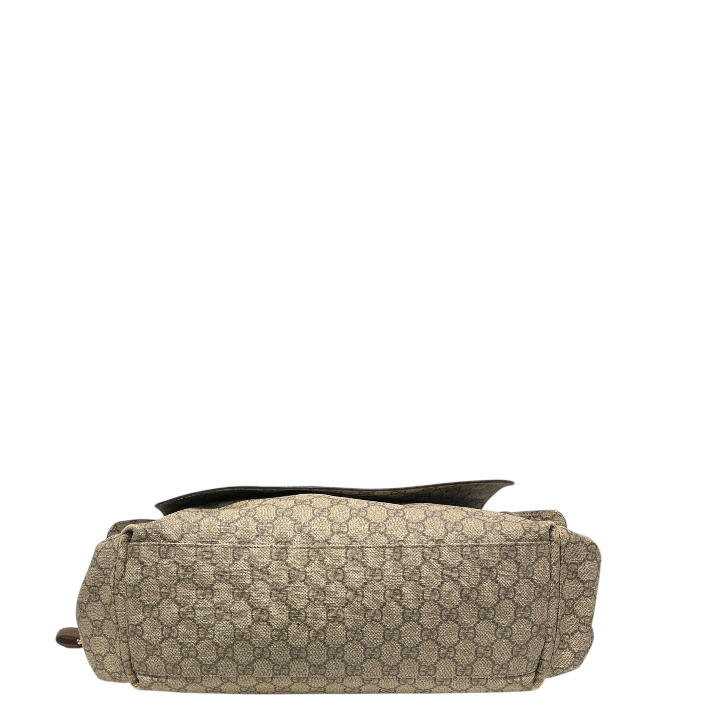 GUCCI/Boston Bag/OS/Monogram/Denim/MLT/GUCCI SUPREME GG WEB MESSENGER view 3