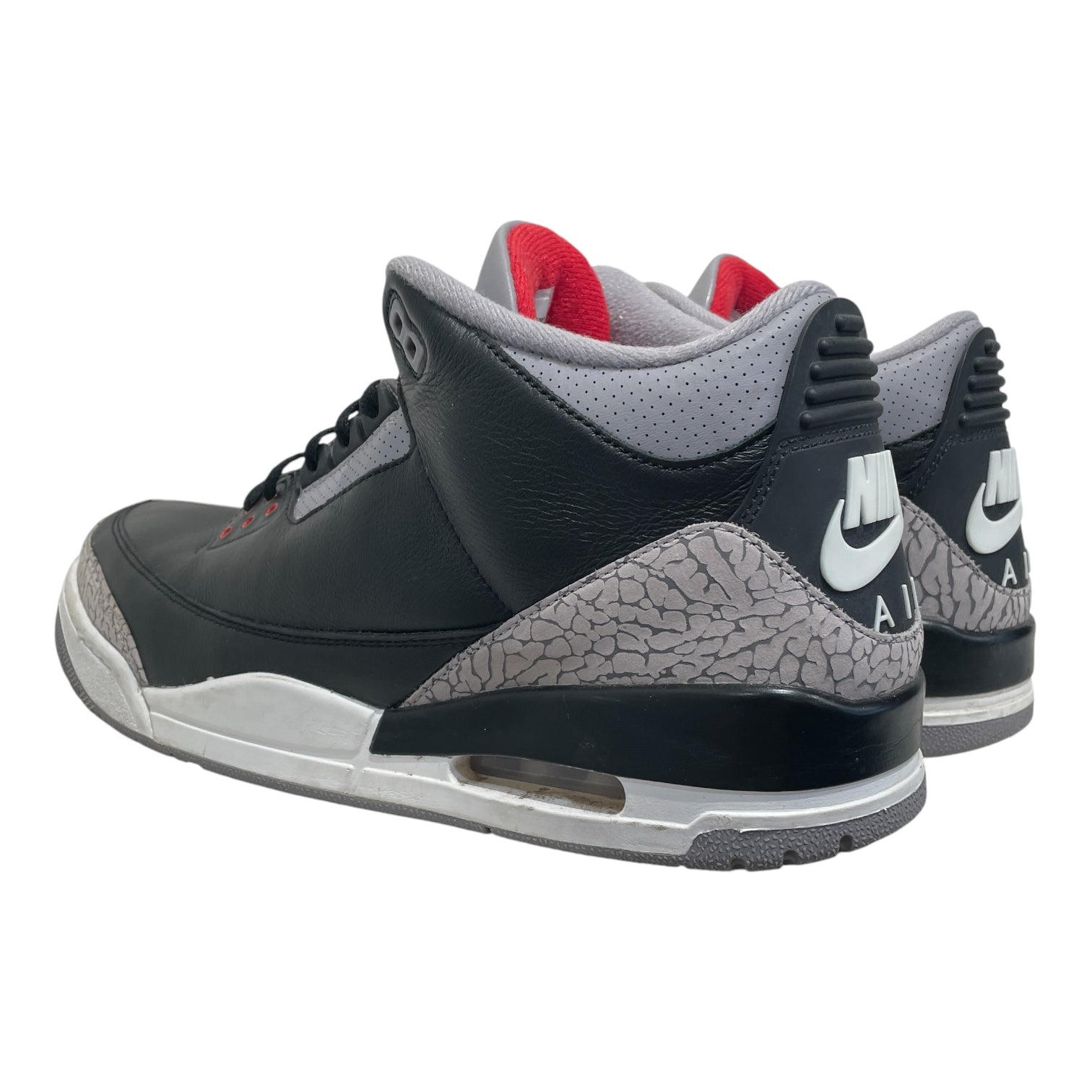 NIKE/AIR JORDAN 3/Hi-Sneakers/US 13/Leather/BLK/DN3707-010 view 2