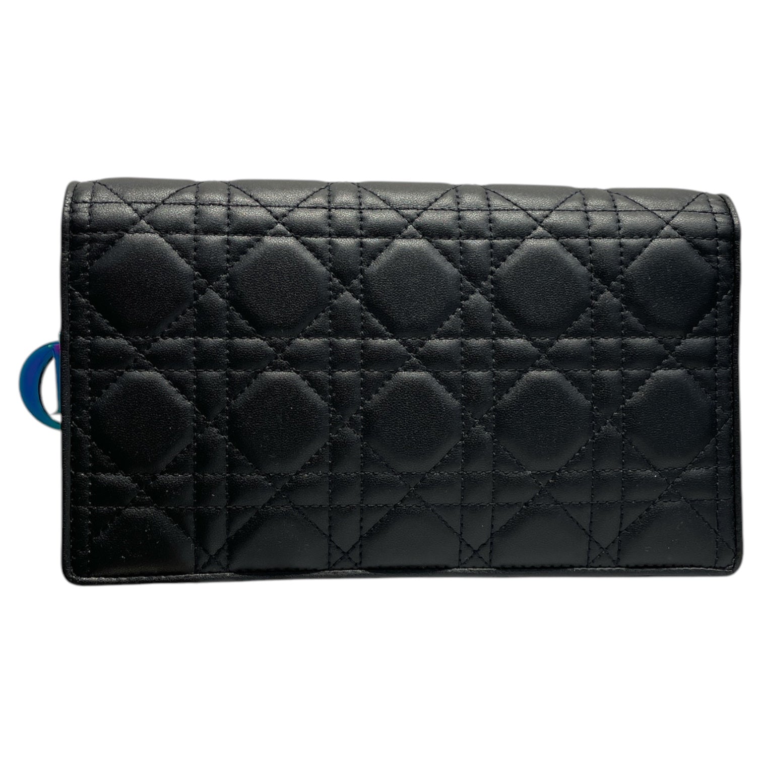 Christian Dior/Cross Body Bag/Leather/BLK/Cannage Ultra Matte Chain Bag view 2