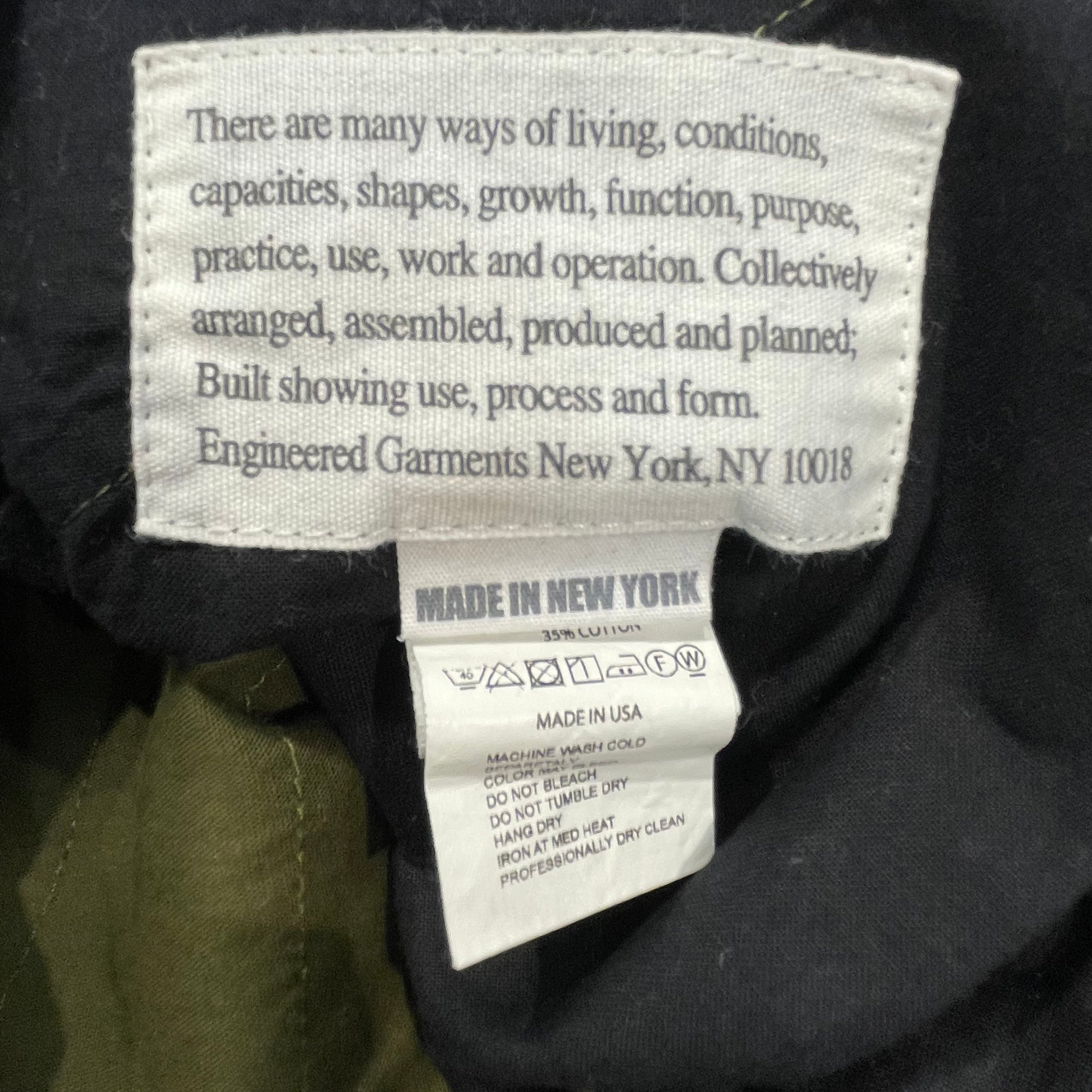 Engineered Garments/Pants/32/Cotton/GRN/PATCH WORK JOGGER OLI GRN view 3