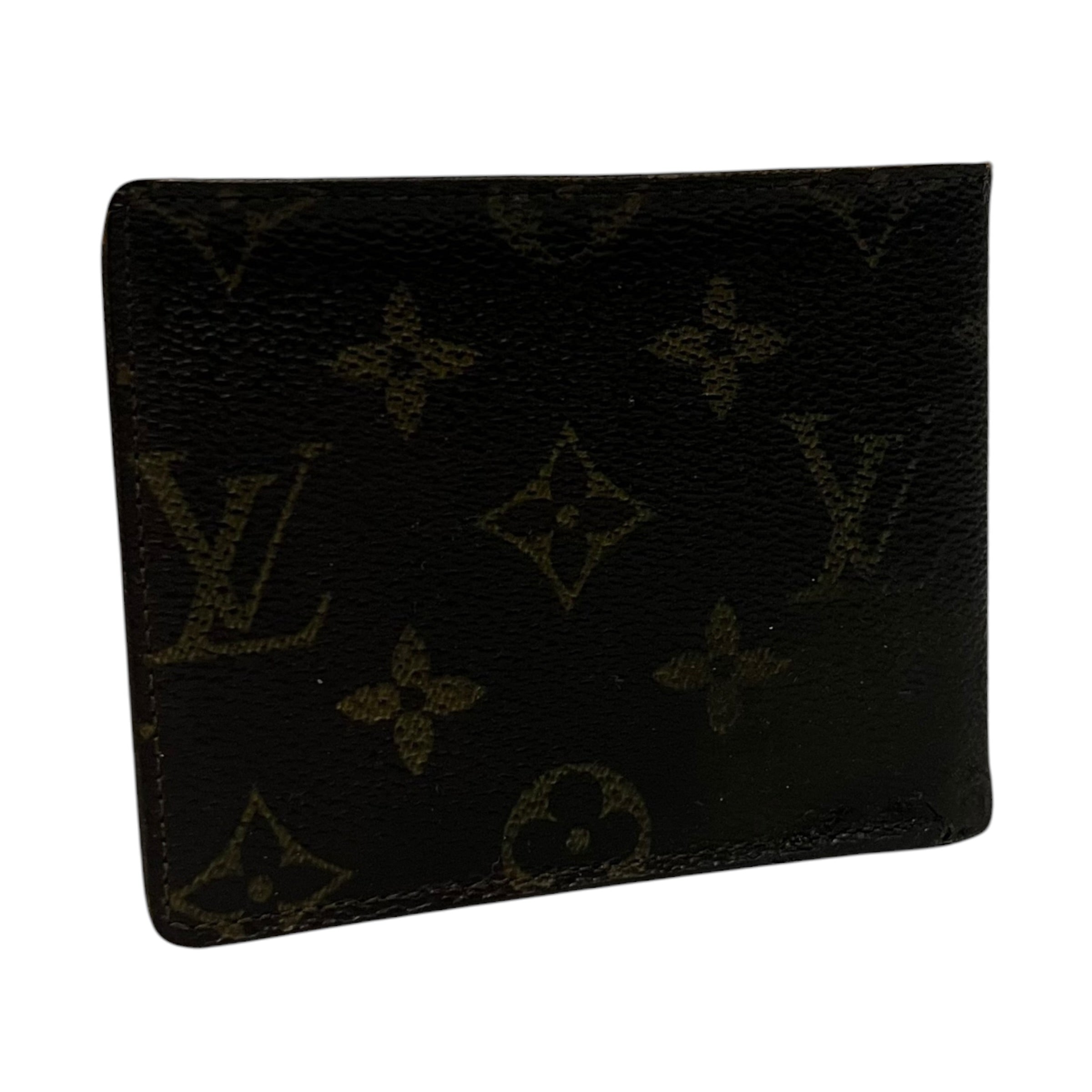 LOUIS VUITTON/Bifold Wallet/Monogram/Leather/BRW/M's/ view 2