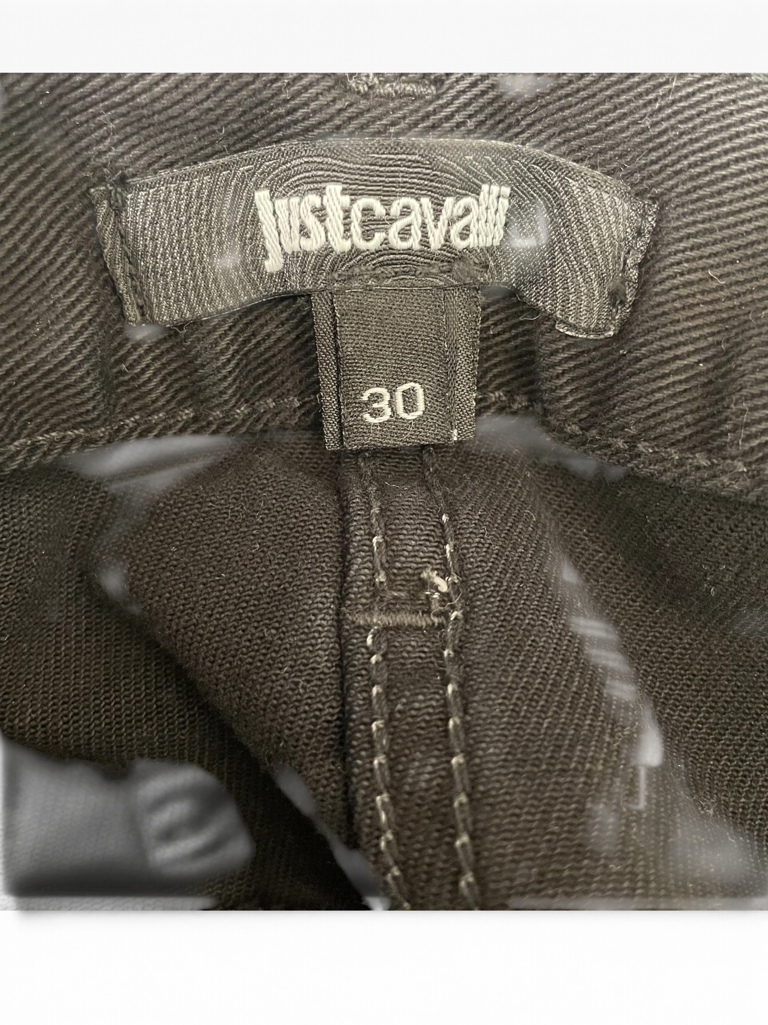 Just cavalli/Bottoms/30/Cotton/BLK/SLIT LEG view 5
