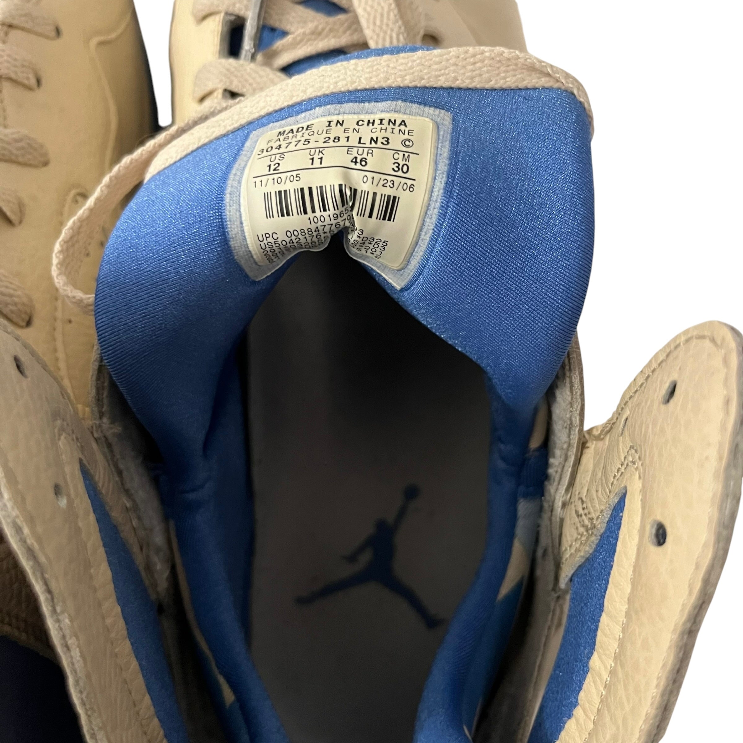 NIKE/Hi-Sneakers/US 12/Suede/BLU/JORDAN 7 RETRO PACIFIC BLUE view 7