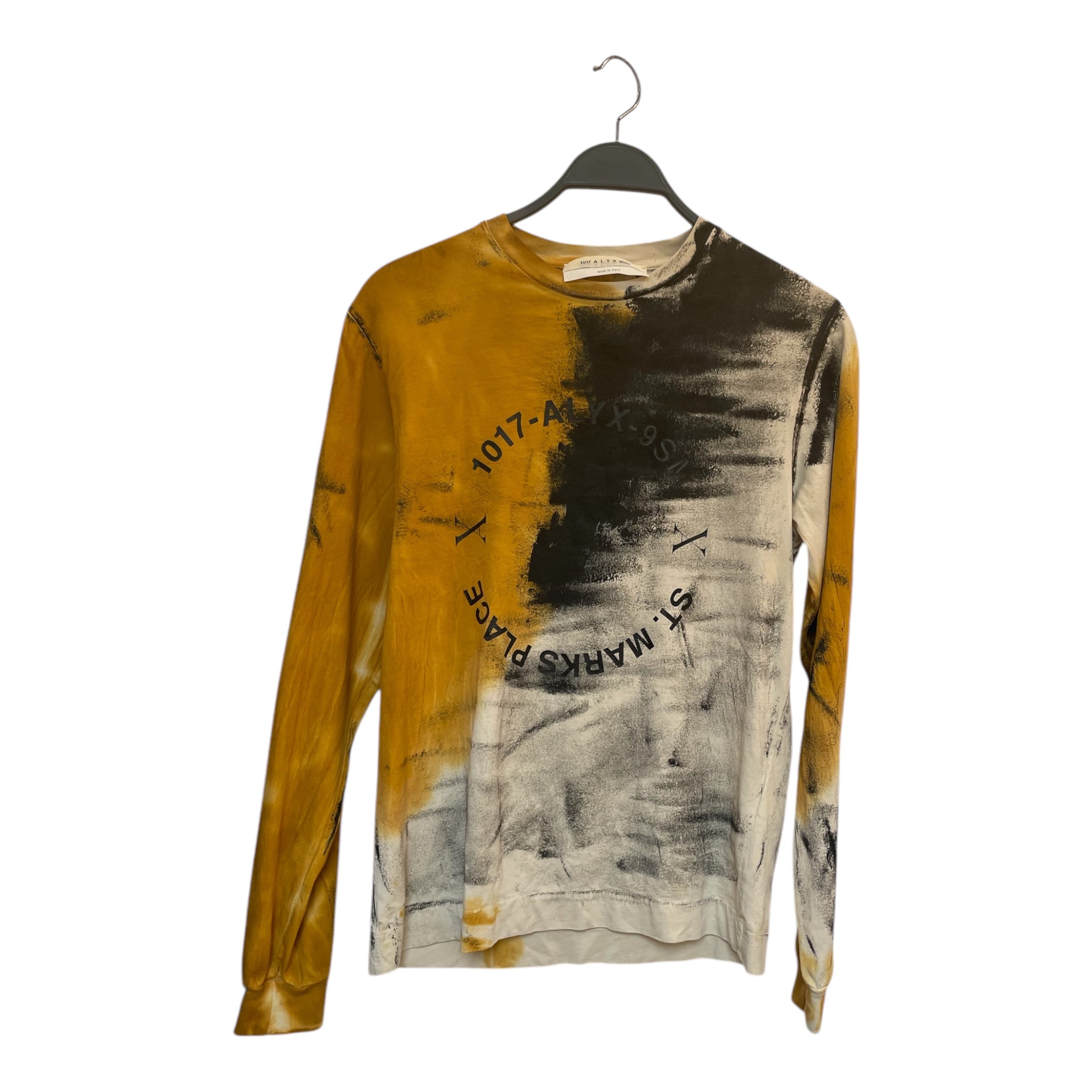 1017 ALYX 9SM(ALYX)/LS T-Shirt/S/Cotton/CRM/Graphic/st marks place graphic view 1