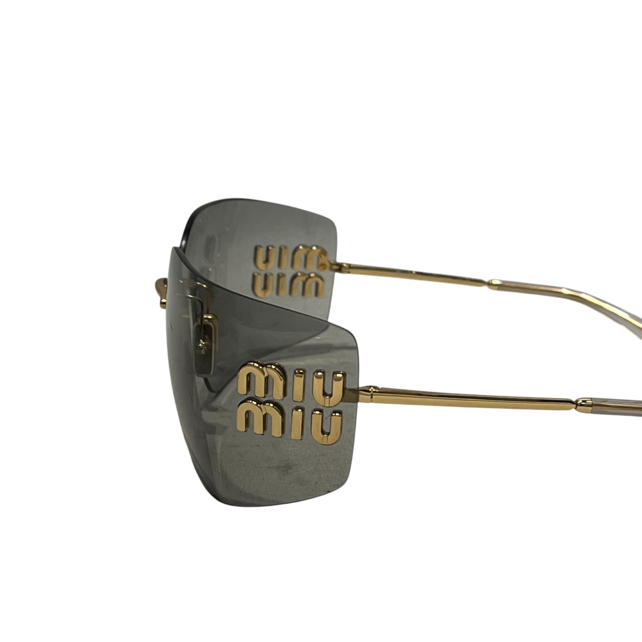 MIU MIU/Sunglasses/Celluloid/GLD/L's/smu54y view 3