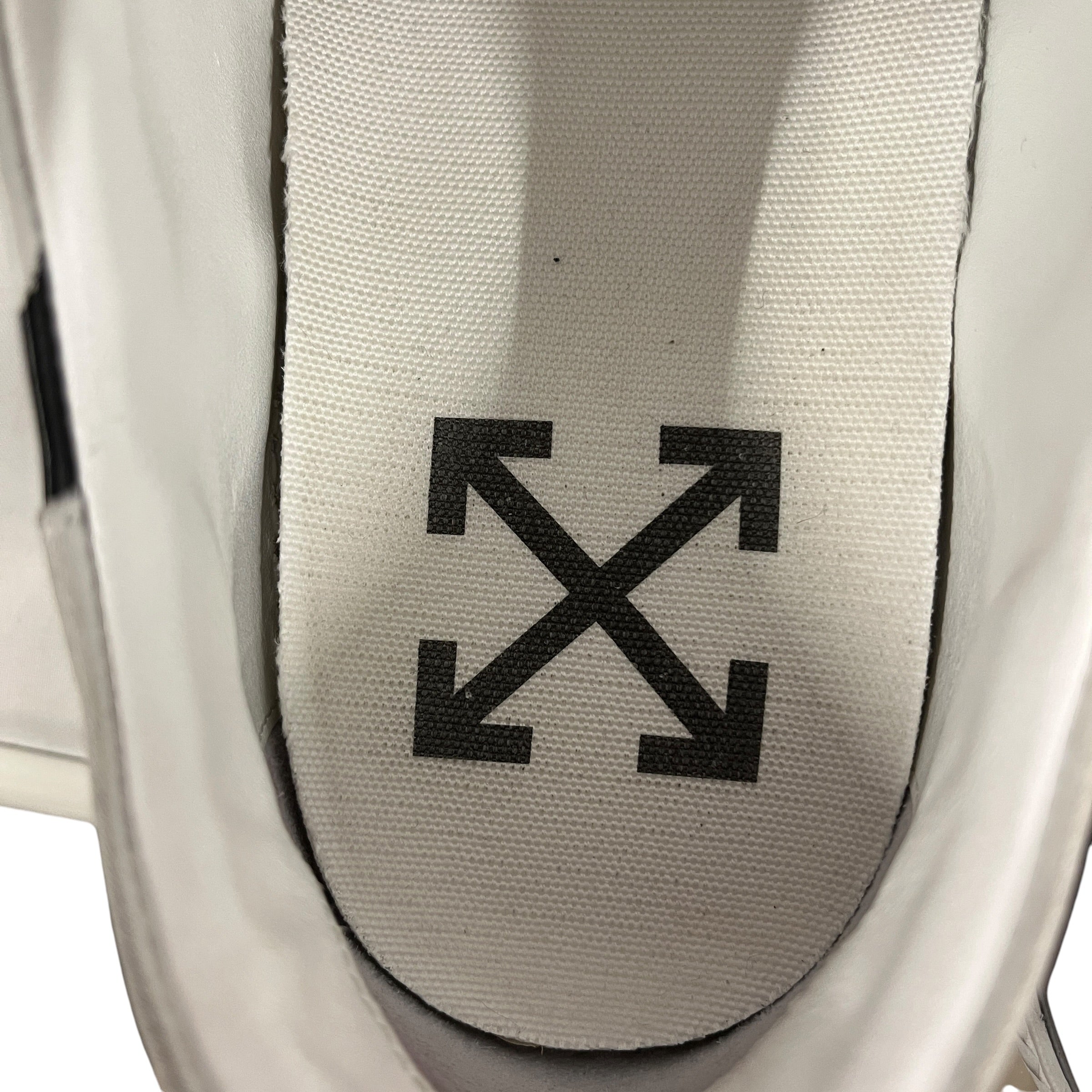 OFF-WHITE/Low-Sneakers/EU 44/Graphic/Leather/WHT/DIAGONAL SPRAY view 4