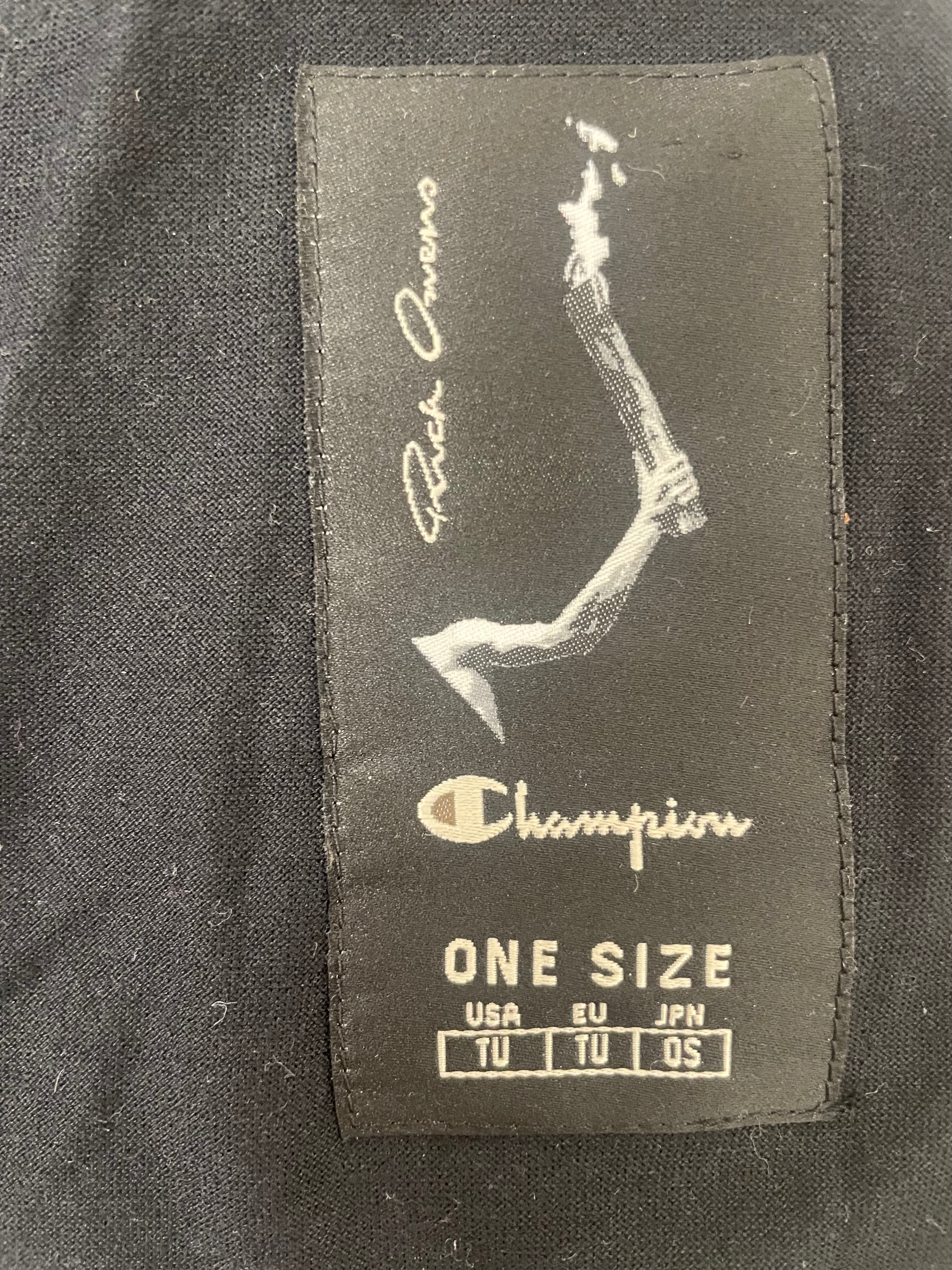 Rick Owens/Cotton/BLK/RICK O LONG MASK view 3