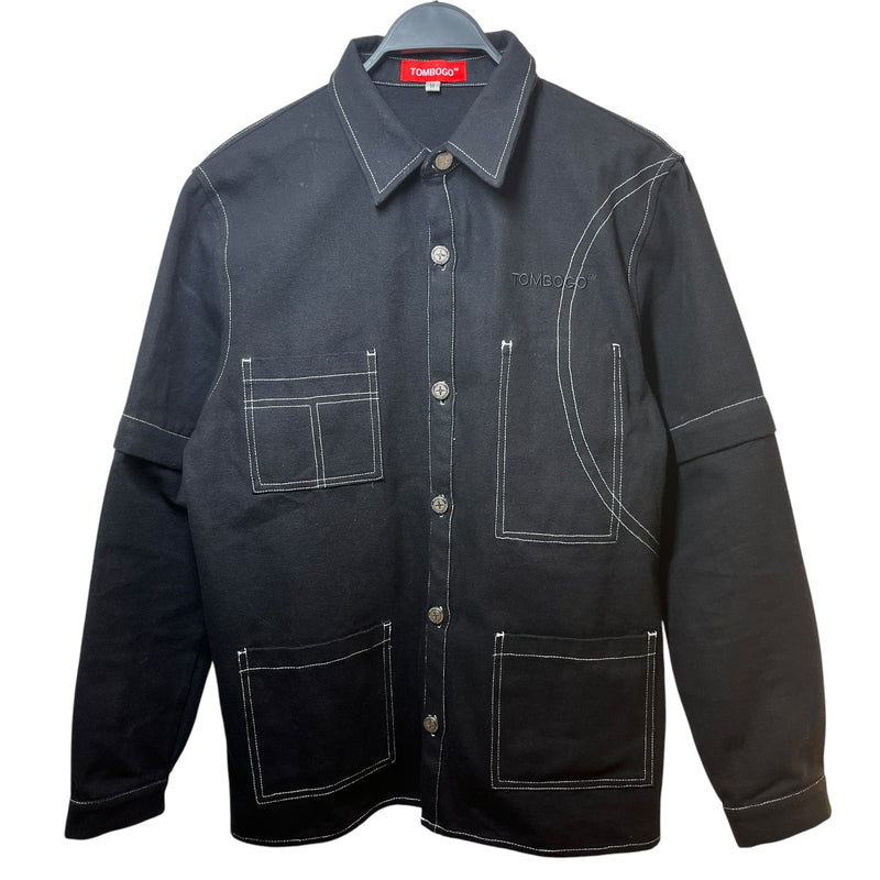 TOMBOGO/Jacket/M/Cotton/BLK/Convertible Chore JKT