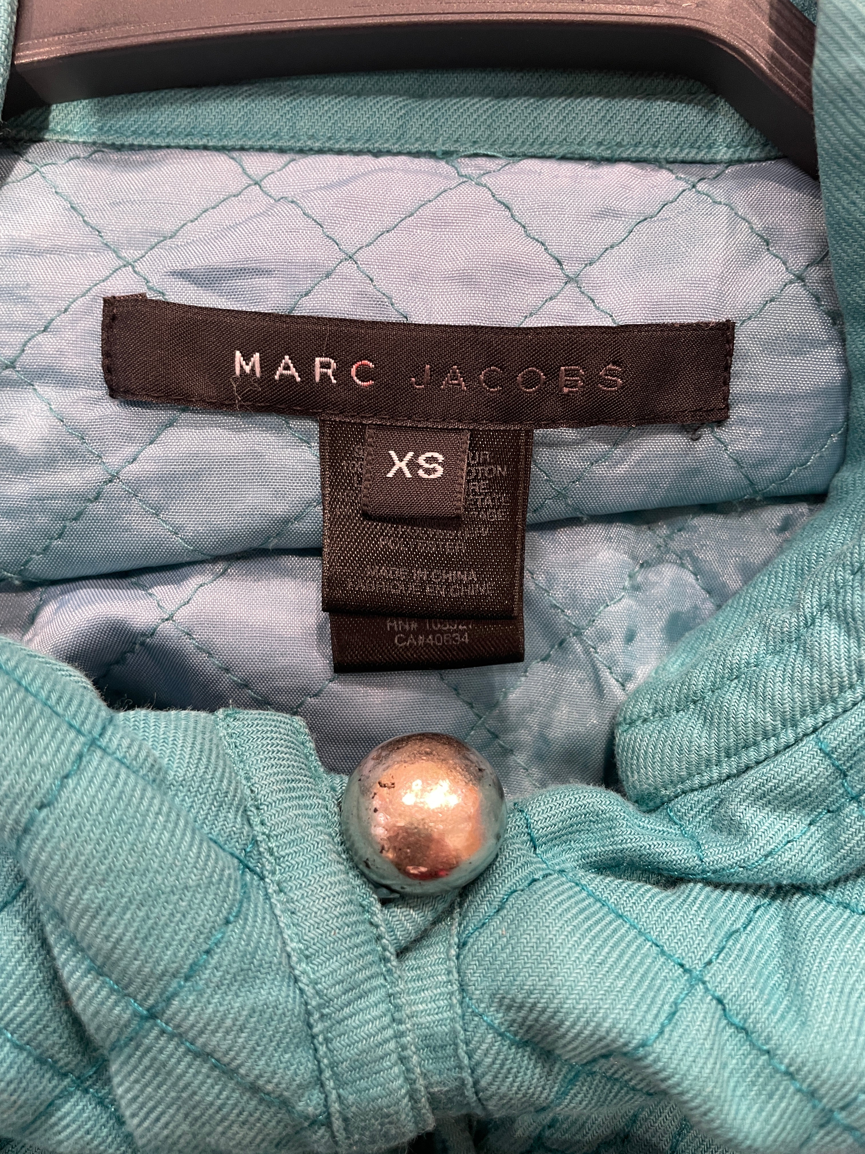 MARC JACOBS/Quilted Jkt/XS/Border/Cotton/BLU/BUTTON CLOSURE/OWLS view 4