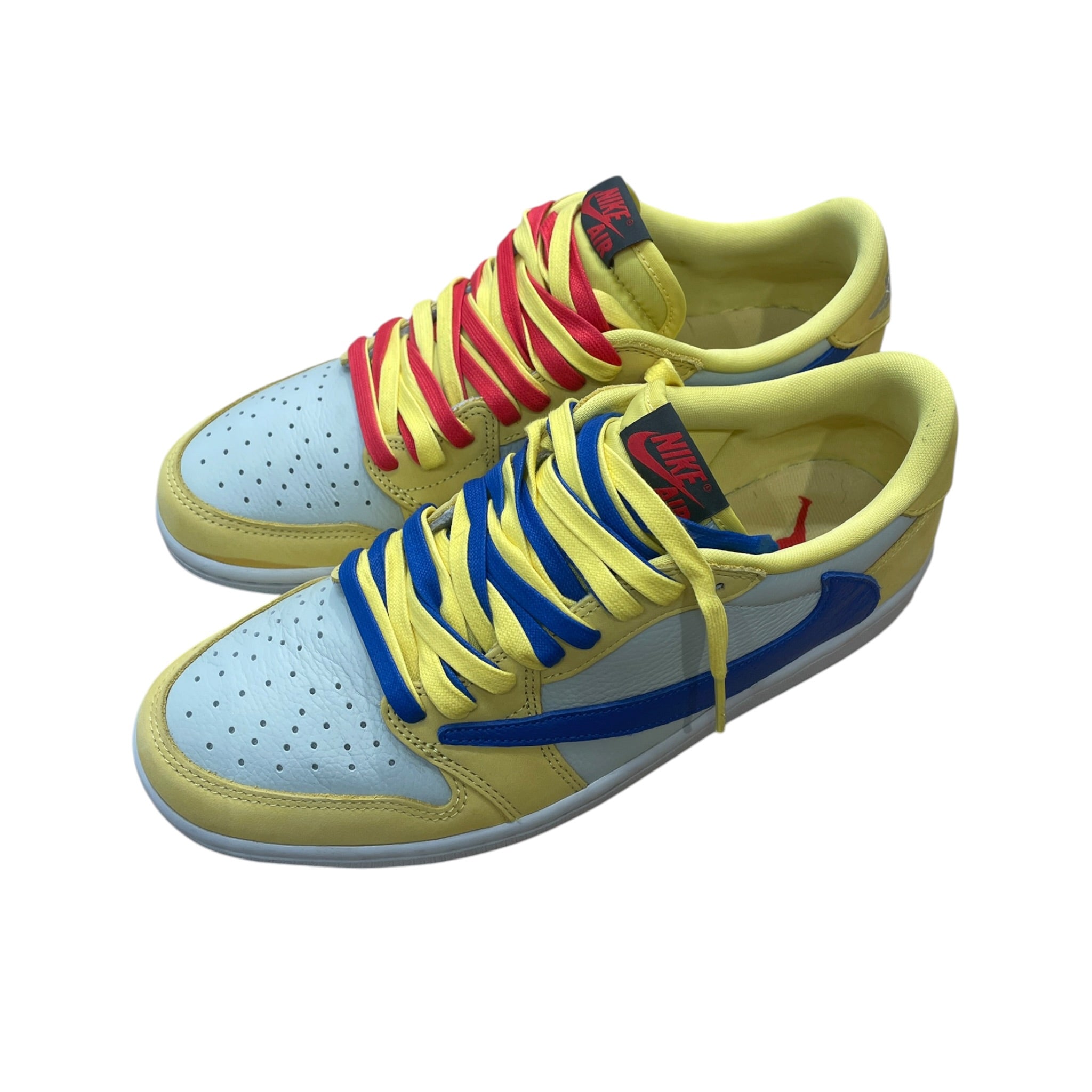 NIKE/NIKE/X TRAVIS AIR JORDAN 1 LOW OG/Low-Sneakers/US 10.5/Leather/YEL/DZ4137-700 view 2