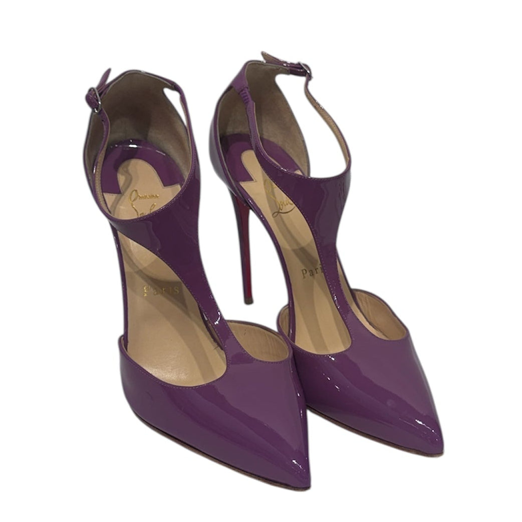Christian Louboutin/Heels/EU 38/Leather/PPL/Patent/ view 1