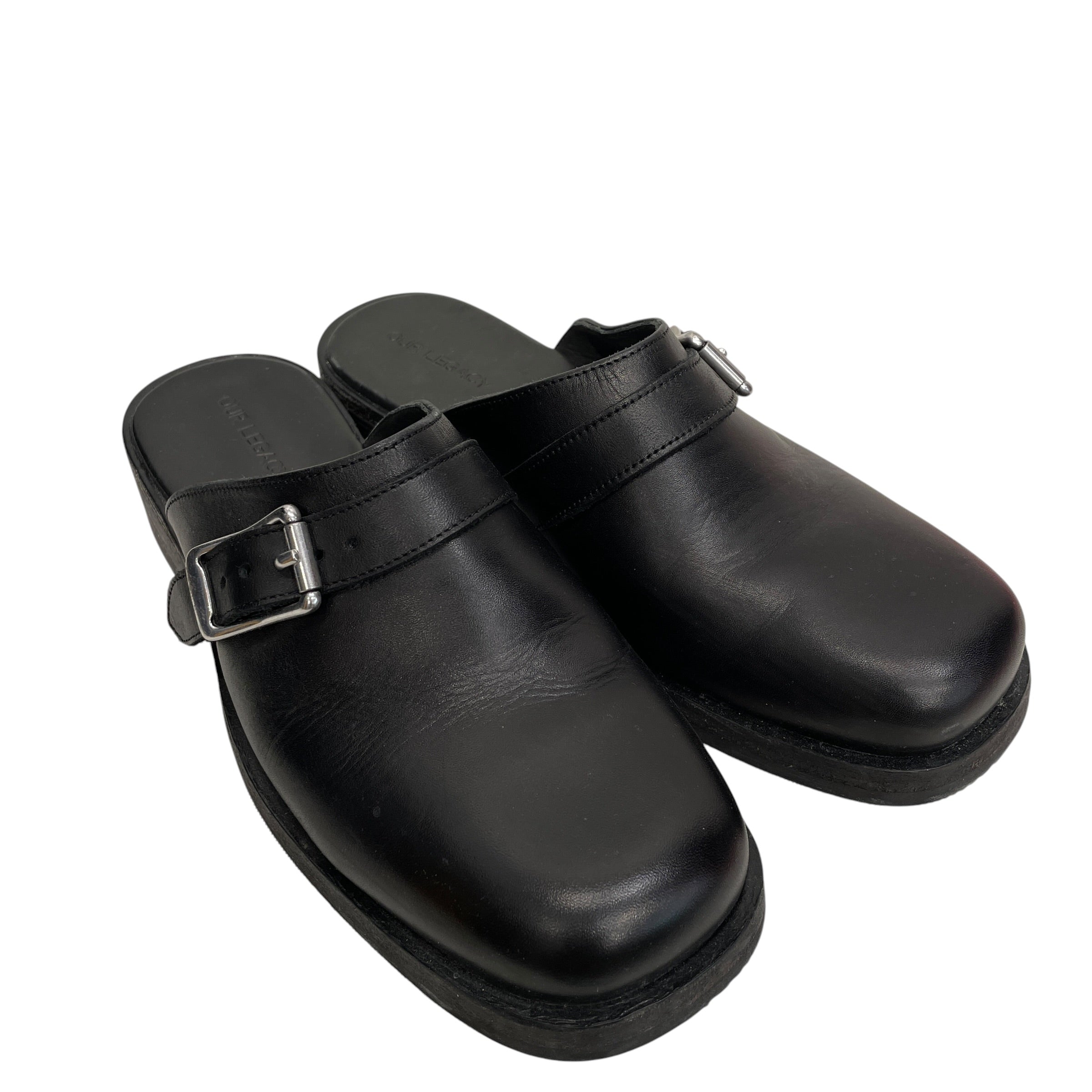 OUR LEGACY/Loafers/US 10/Leather/BLK/BUCKLE view 1