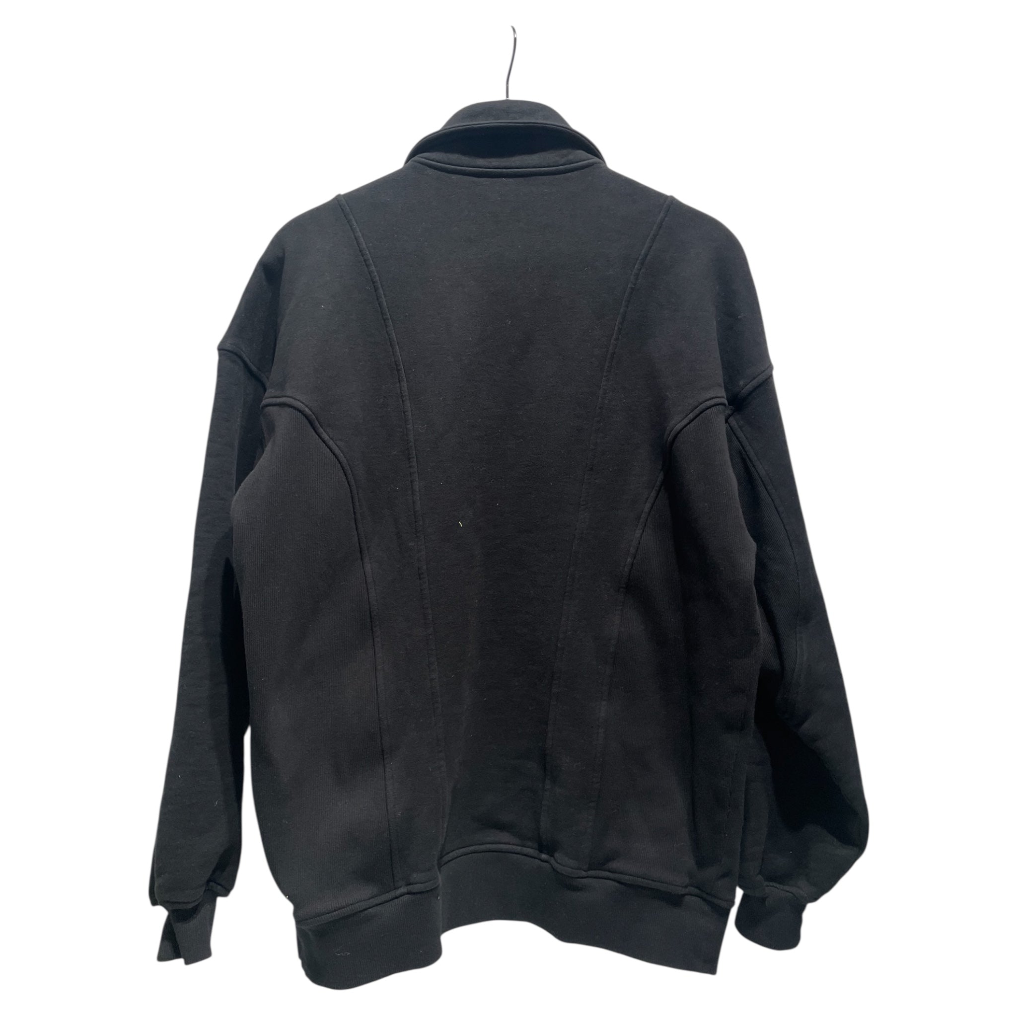 SAINT LAURENT/Tops/M/Cotton/BLK/1/4 zip view 2