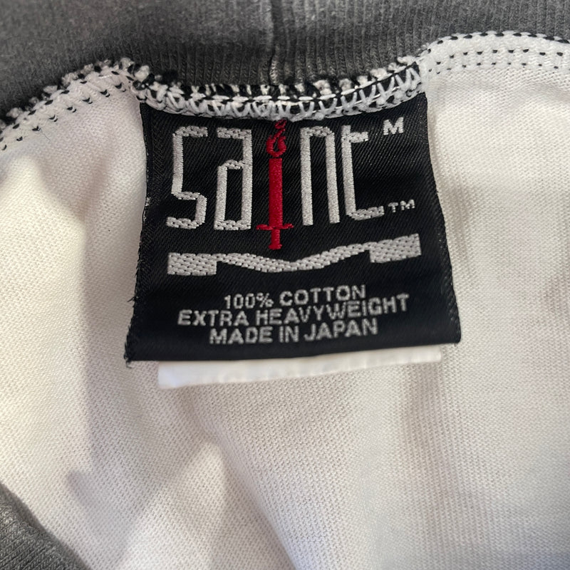 SAINT MICHAEL/LS T-Shirt/M/Cotton/WHT/All Over Print/