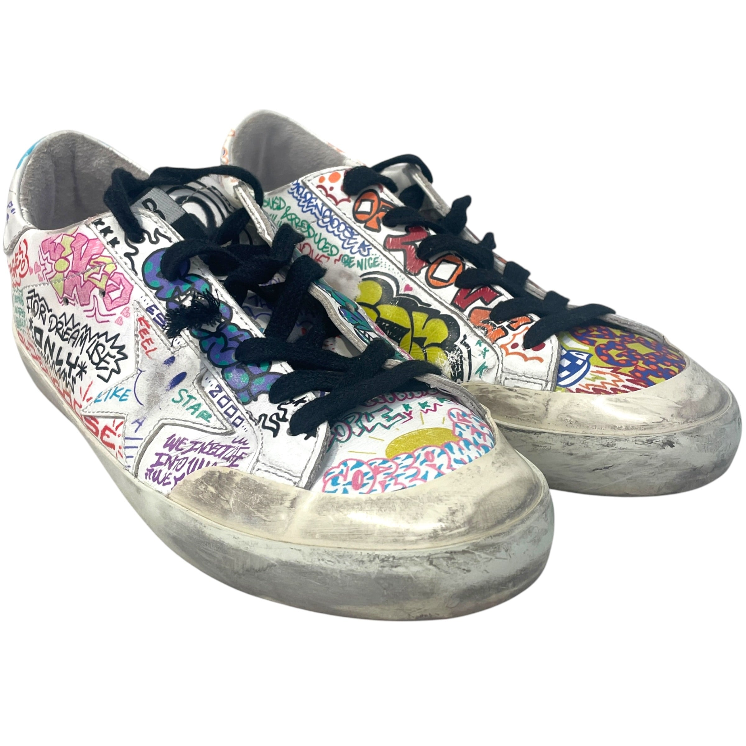 GOLDEN GOOSE/Low-Sneakers/EU 38/All Over Print/Leather/MLT/ view 1