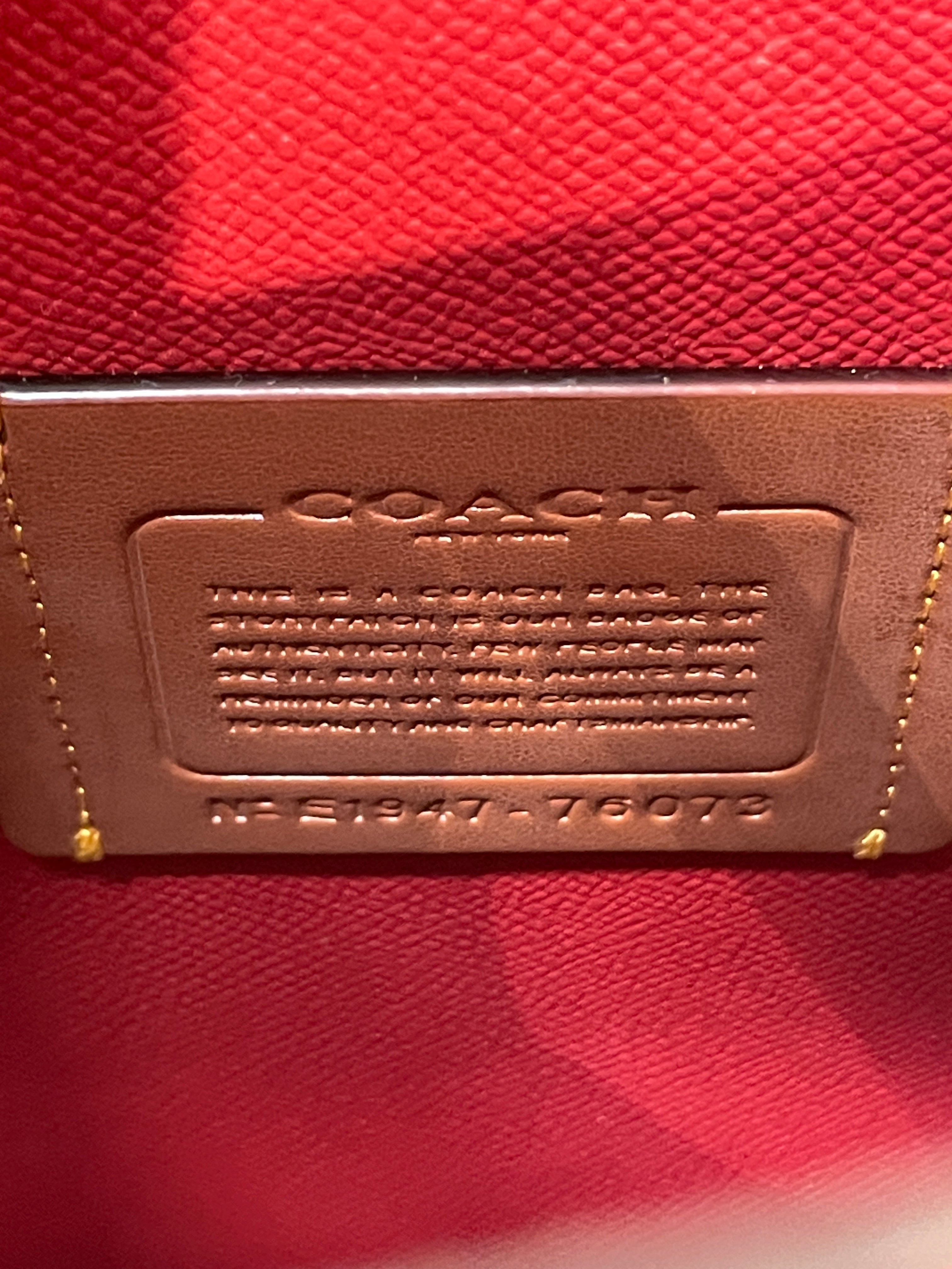 COACH/Tote Bag/Border/Leather/PNK/76073 charlie carryall view 5