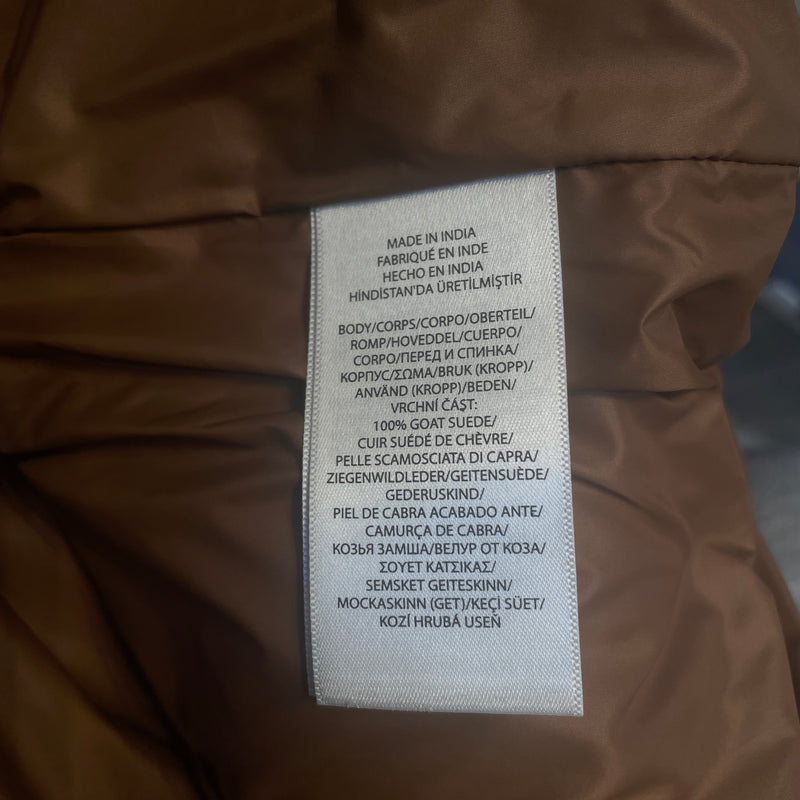 POLO RALPH LAUREN/Puffer Vest/M/Suede/BRW/