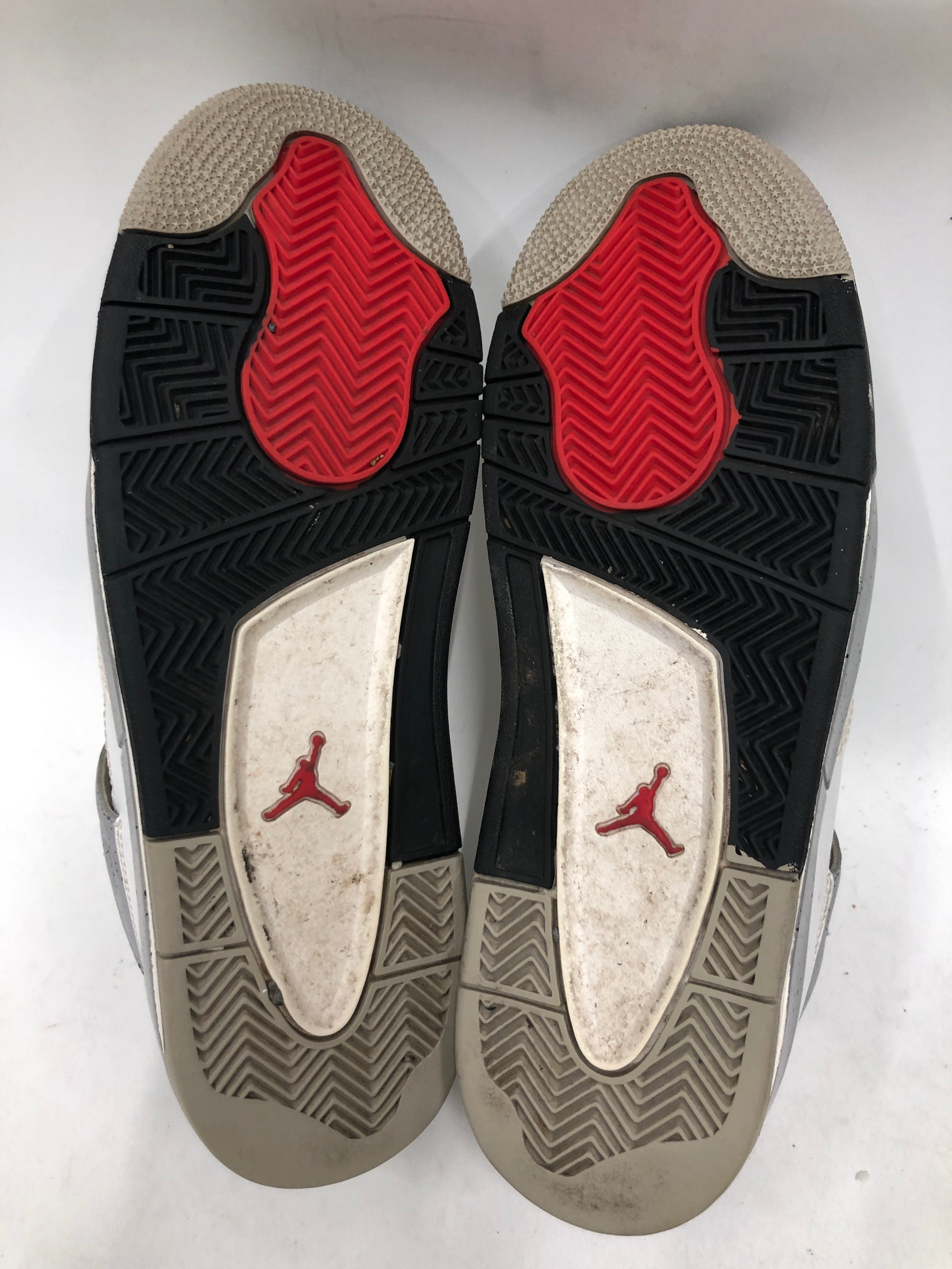 NIKE/AIR JORDAN 4 RETRO OG BG/Low-Sneakers/US 8.5/Polyester/WHT/836016-192 view 5