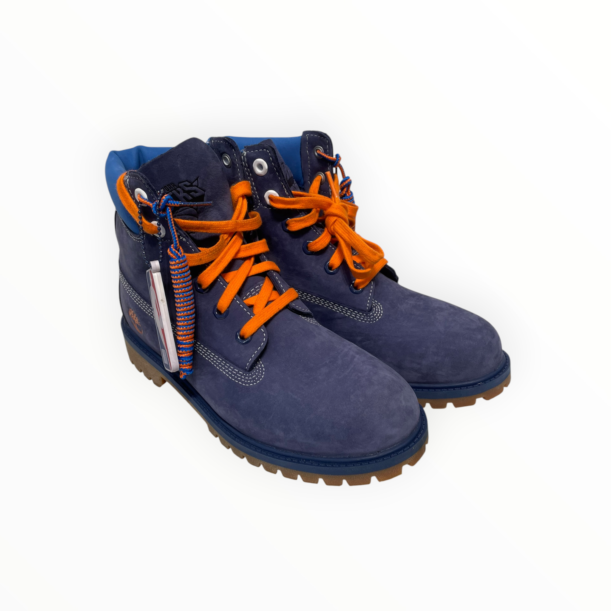 Timberland/NBA/Lace Up Boots/EU 39/Leather/BLU/KNICKS view 1