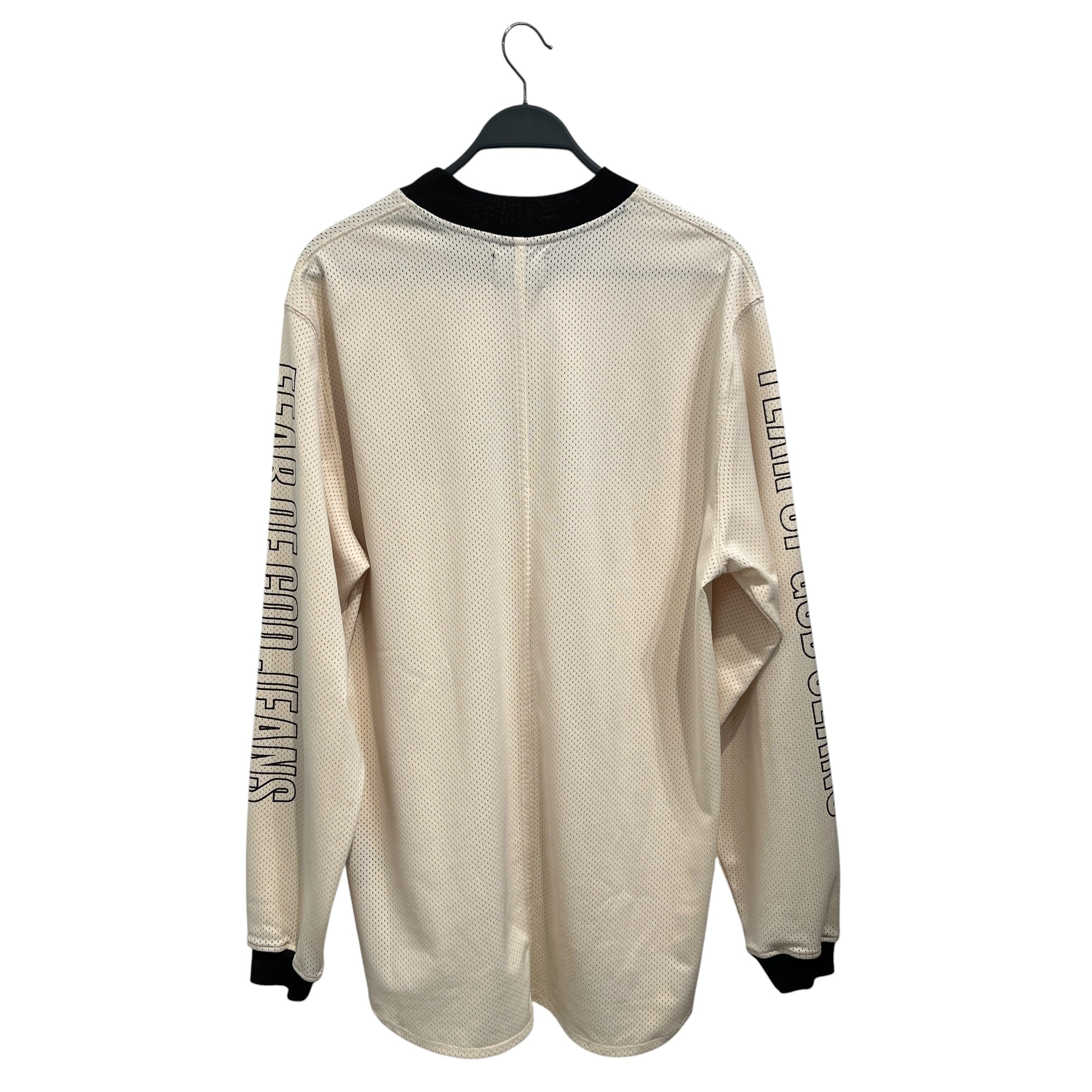 FEAR OF GOD/LS T-Shirt/L/Polyester/CRM/Graphic/motocross jersey view 2