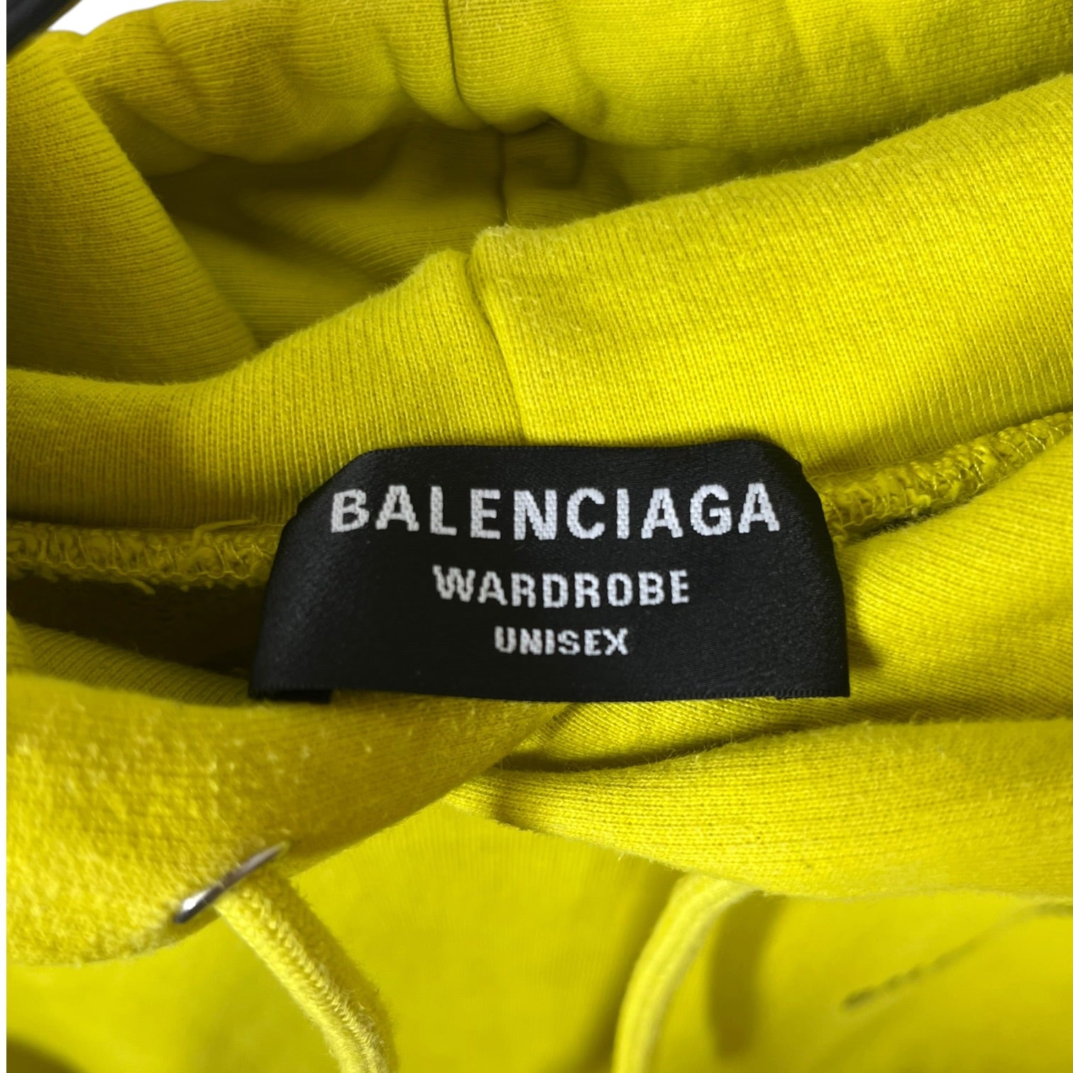 BALENCIAGA/Hoodie/L/Cotton/YEL/classic Balenciaga logo view 3