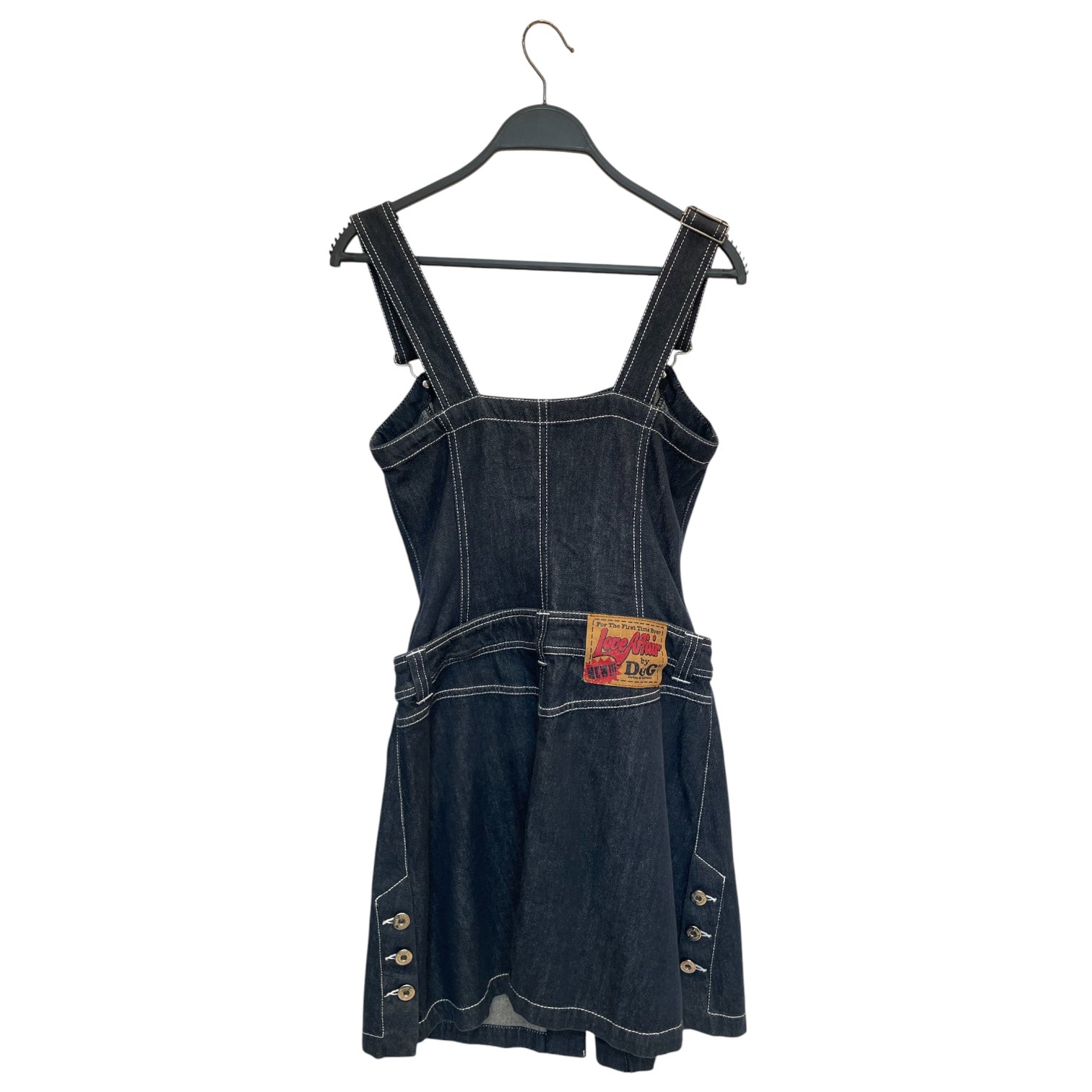 DOLCE&GABBANA/Bottoms/26/Denim/NVY/DUNGAREES/7 WHT BUTTONS view 2