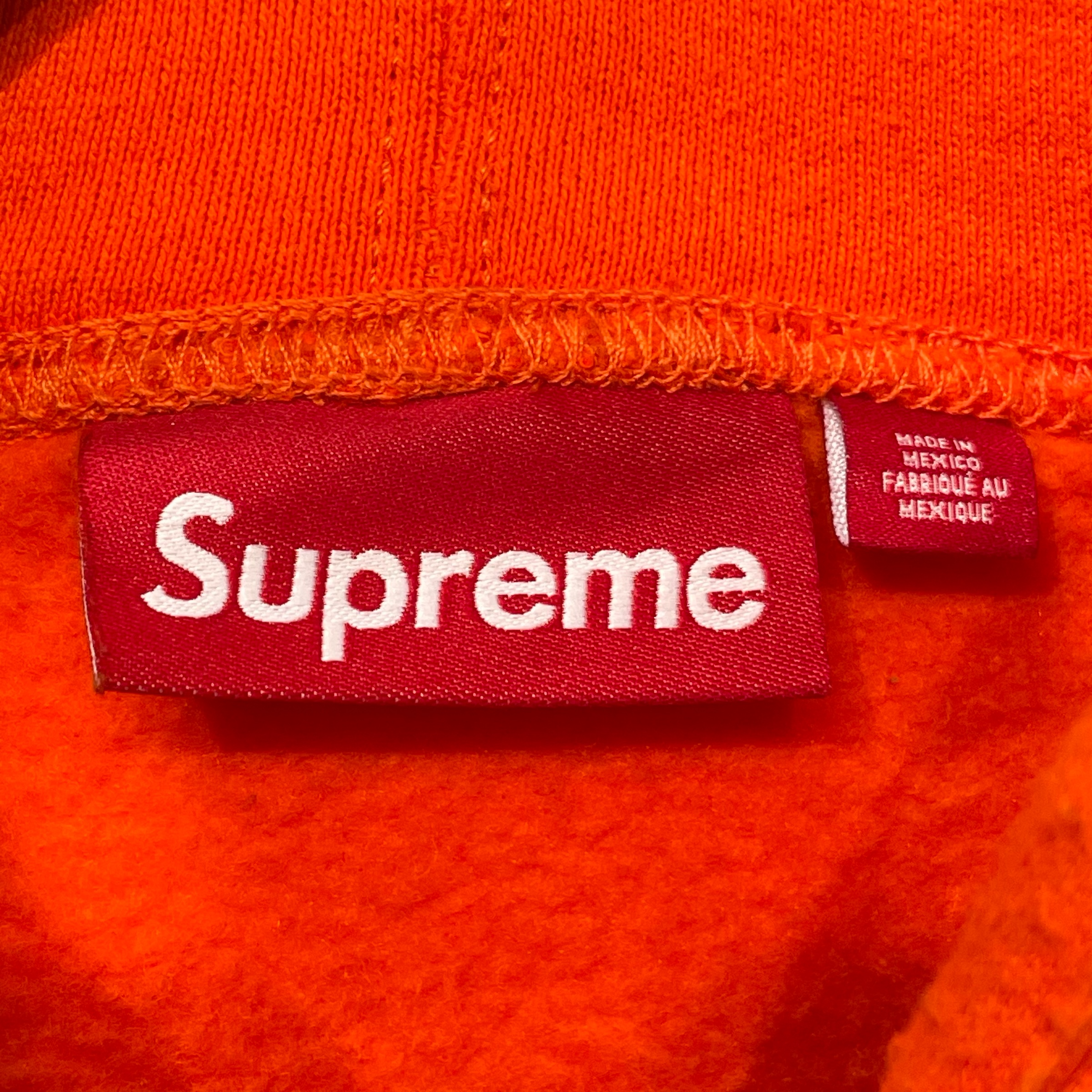 Supreme/Hoodie/XL/Cotton/ORN/tag hooded view 3