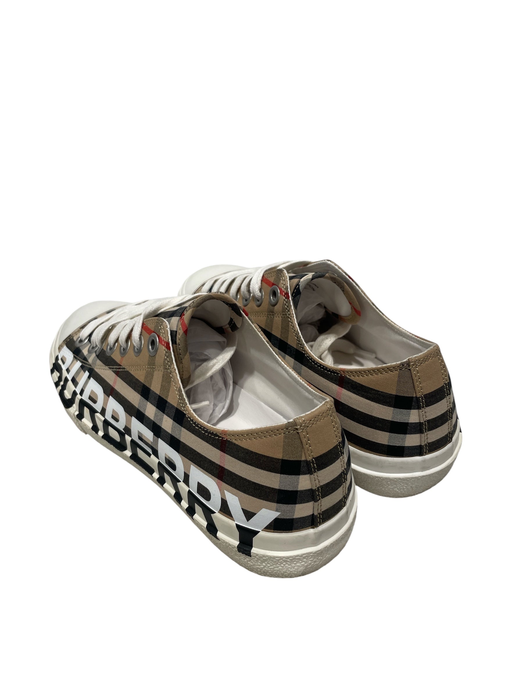 BURBERRY/Low-Sneakers/EU 40/Cotton/BRW/nova check pattern view 2