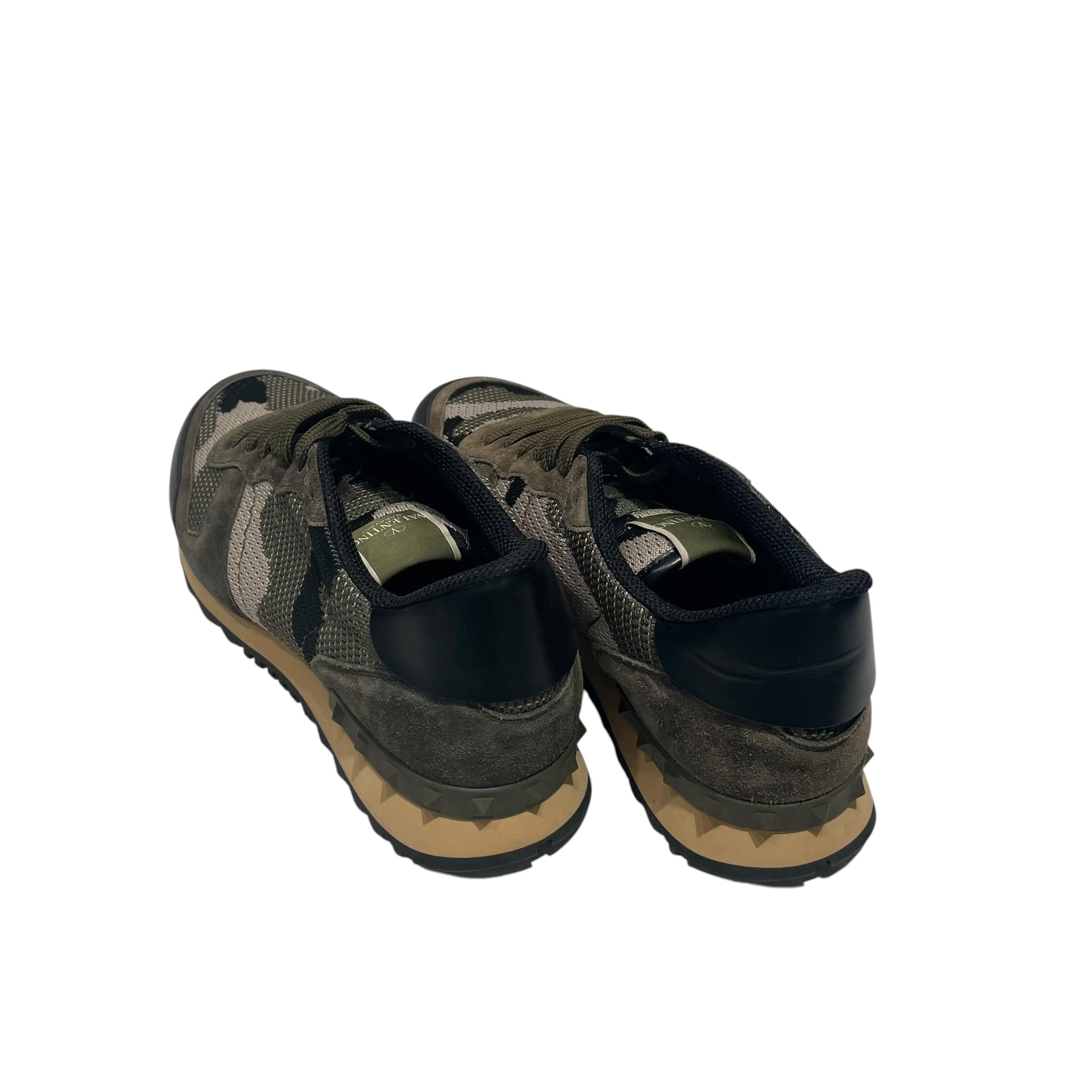 VALENTINO/Low-Sneakers/EU 42/Camouflage/Cotton/GRN/Rockrunner Camo Mesh Sneaker view 2