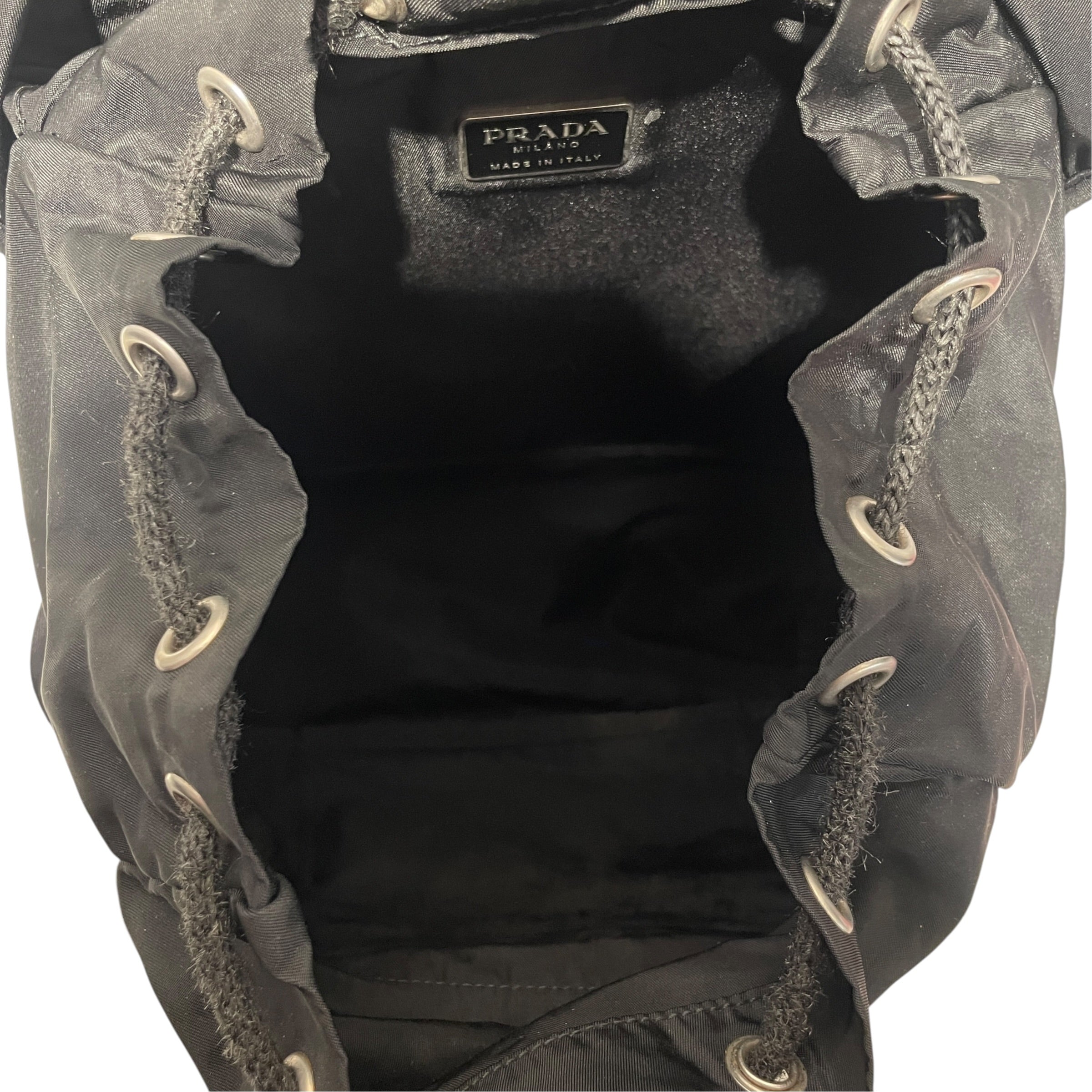 PRADA/Backpack/Nylon/BLK/tessuto bag view 5