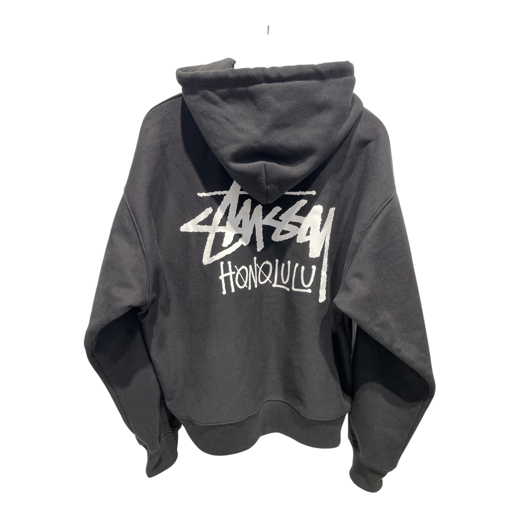 STUSSY/Hoodie/L/Cotton/BLK/ view 2