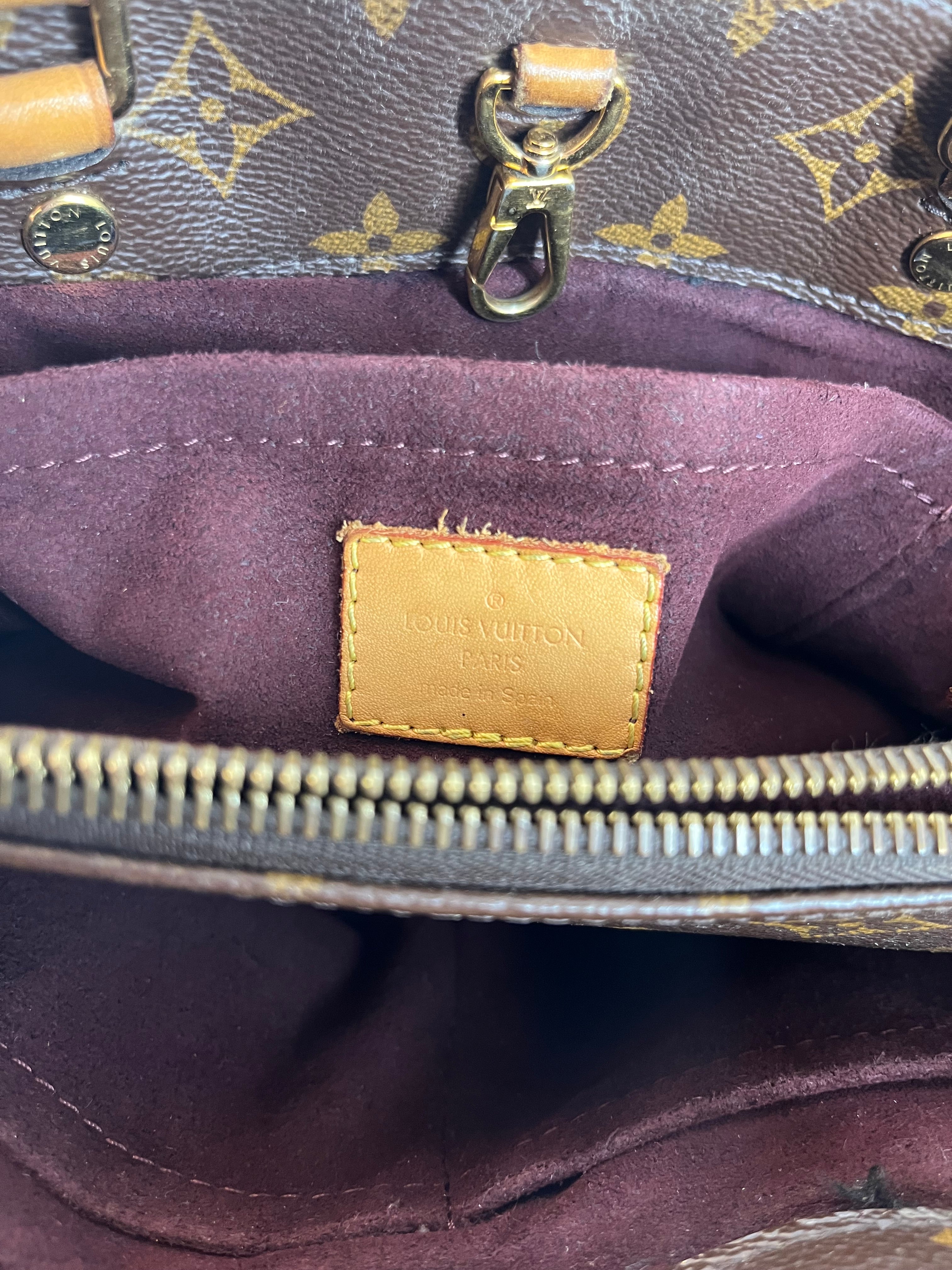 LOUIS VUITTON/Hand Bag/Monogram/Leather/BRW/MONTAIGNE MM view 6