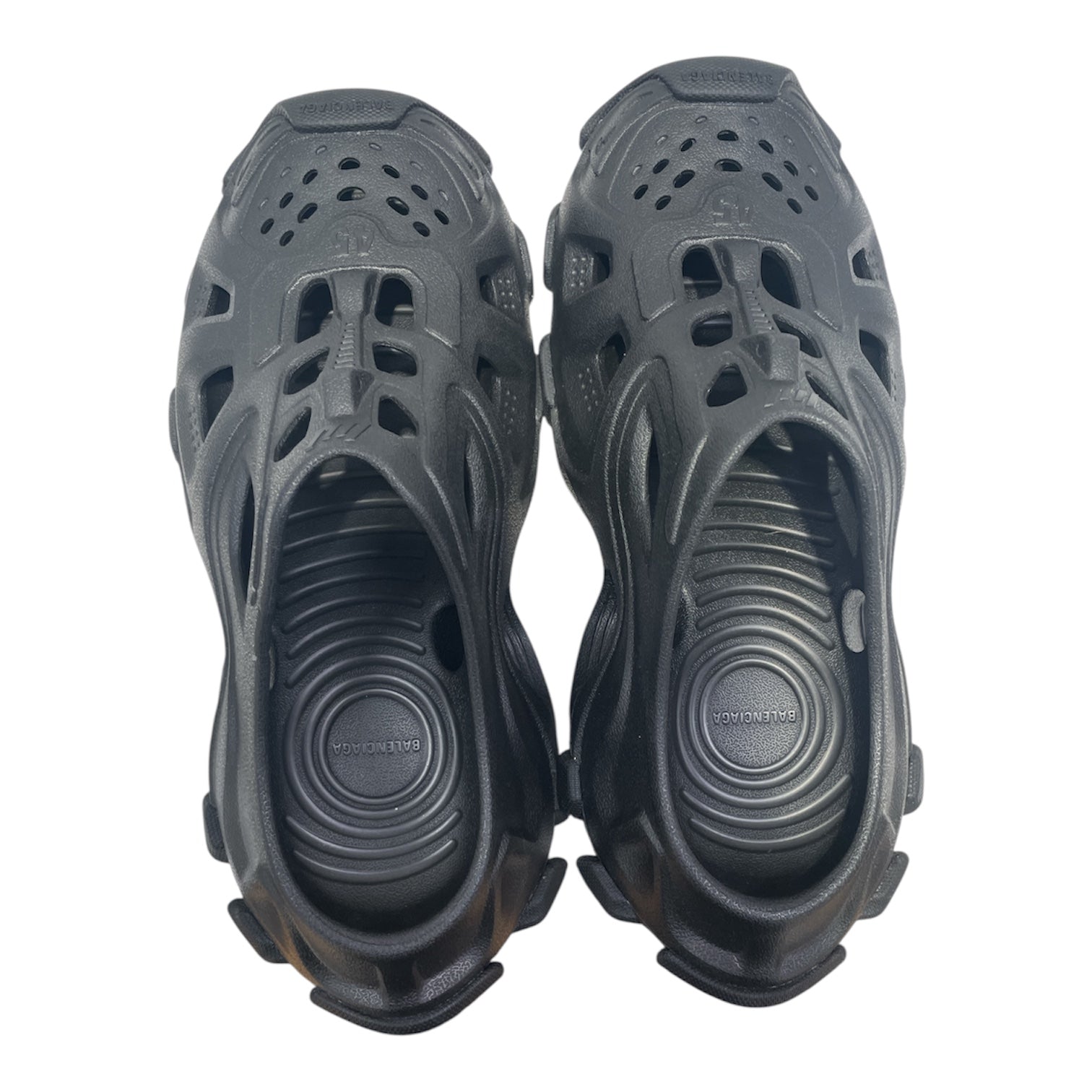 BALENCIAGA/Shoes/EU 45/BLK/SLIP ON CROC STYLE BALENCIAGE view 4