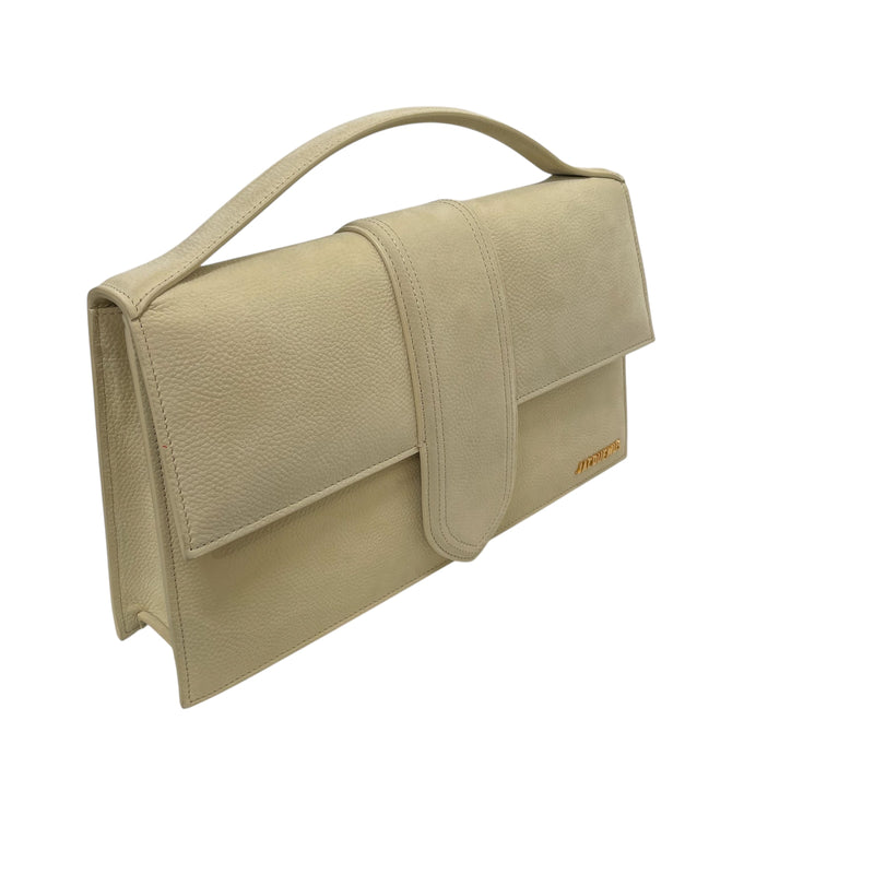 JACQUEMUS/Cross Body Bag/Leather/CRM/LE GRAND BAMBINO