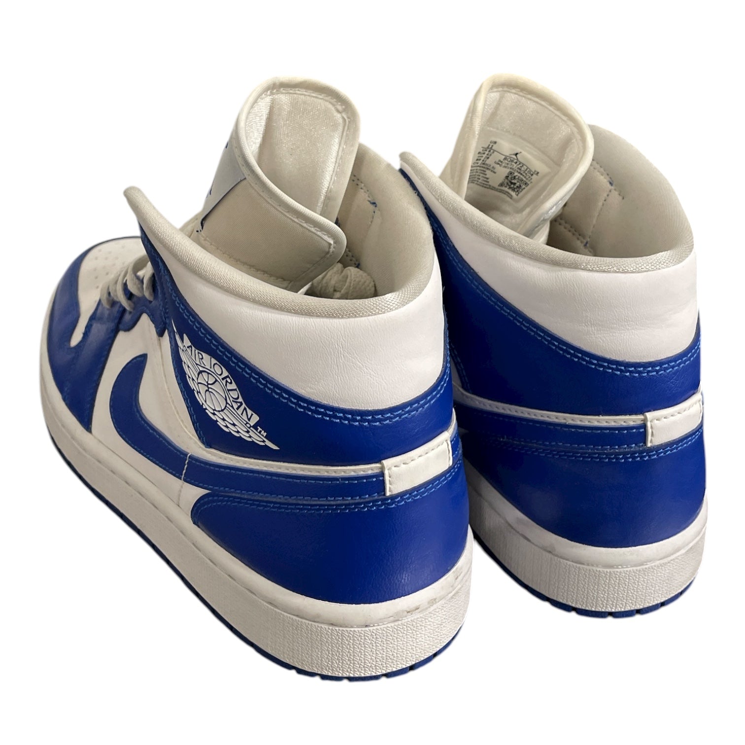 NIKE/AIR JORDAN 1 MID/Hi-Sneakers/US 11/Leather/BLU/BQ6472-104 view 2