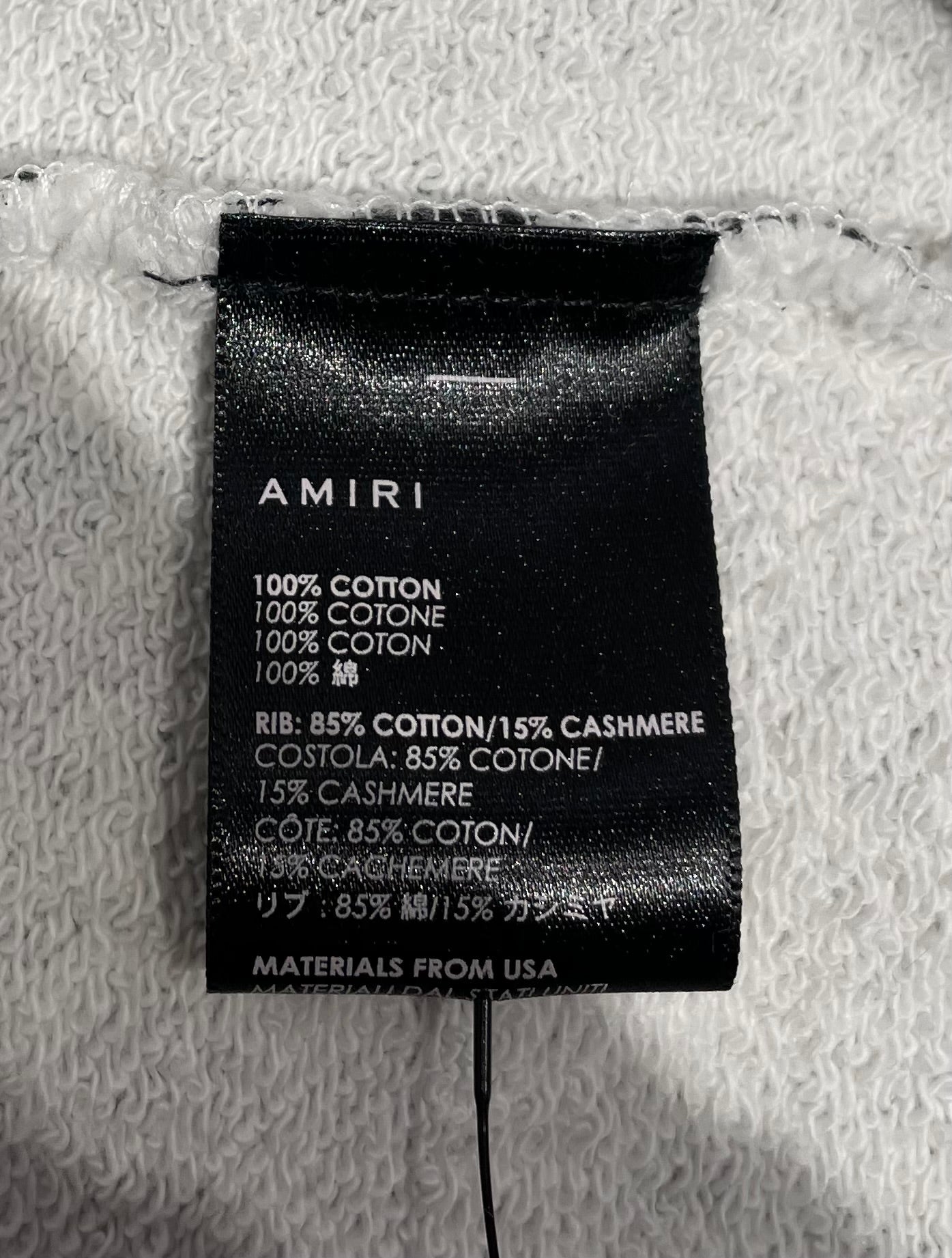 AMIRI/Sweater/S/Animal Pattern/Cotton/WHT/ANIMAL PRINT CREW NECK view 4