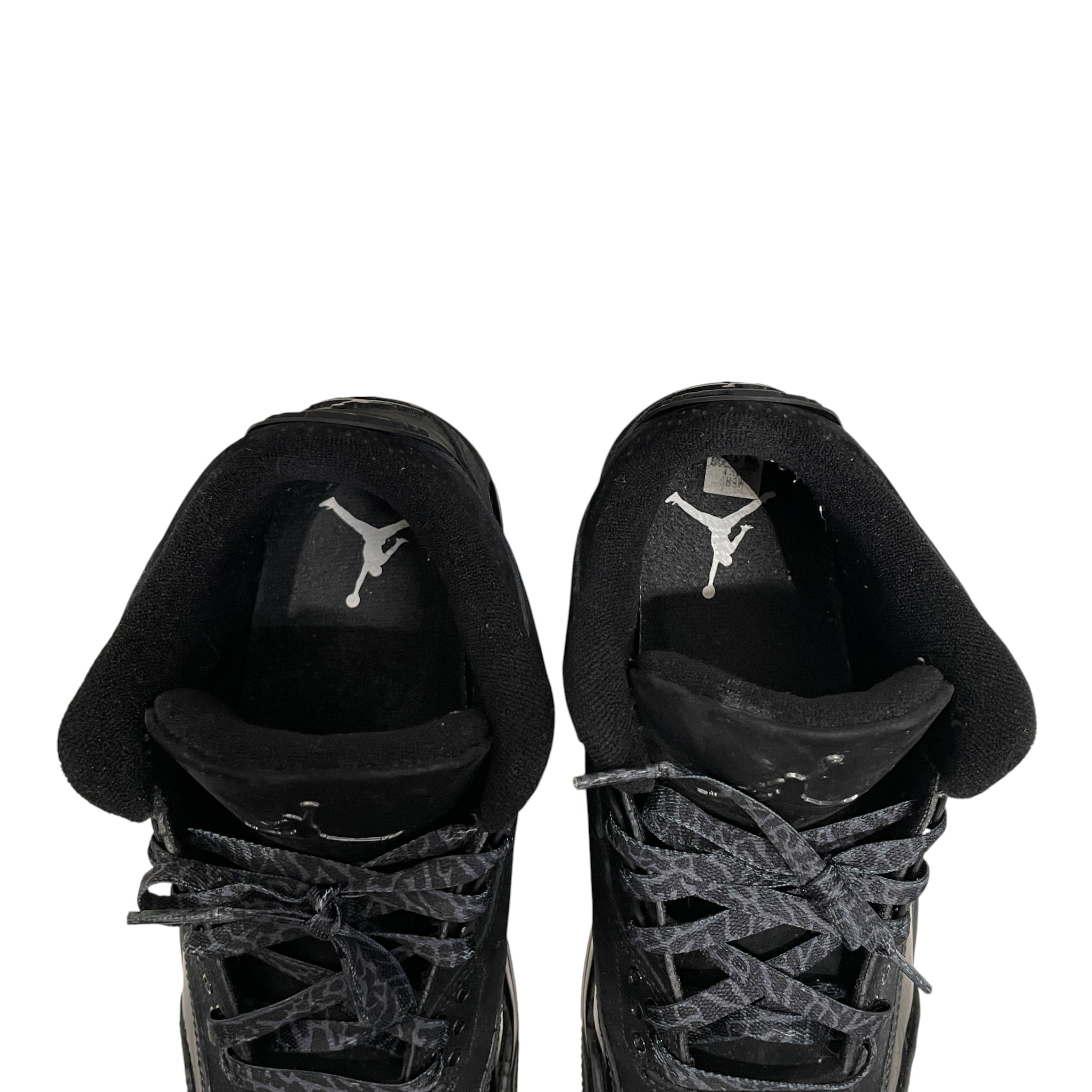 JORDAN BRAND/Hi-Sneakers/US 8.5/Cotton/BLK/BLACKCAT view 3