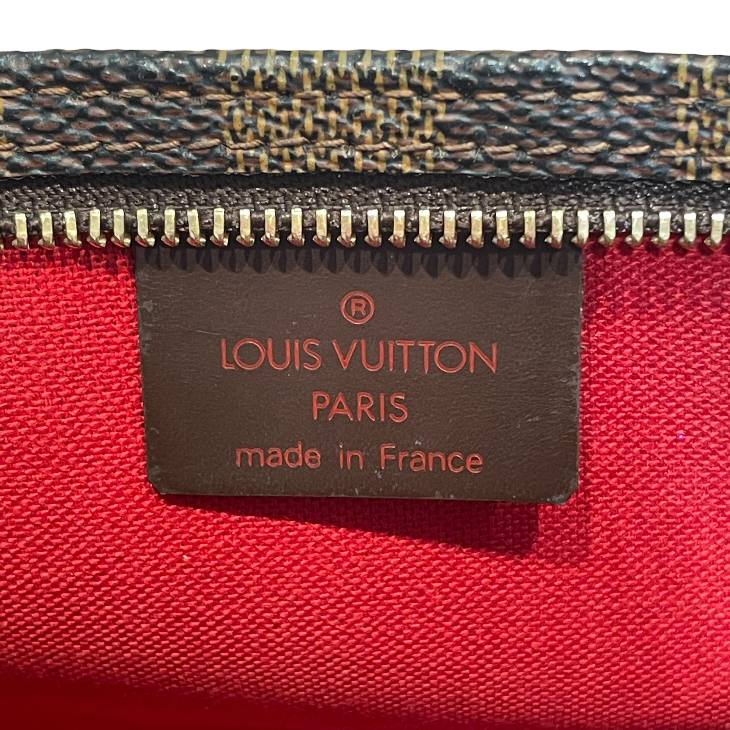 LOUIS VUITTON/Hand Bag/Monogram/Leather/BRW/Damier Ebene Pochette Small view 5