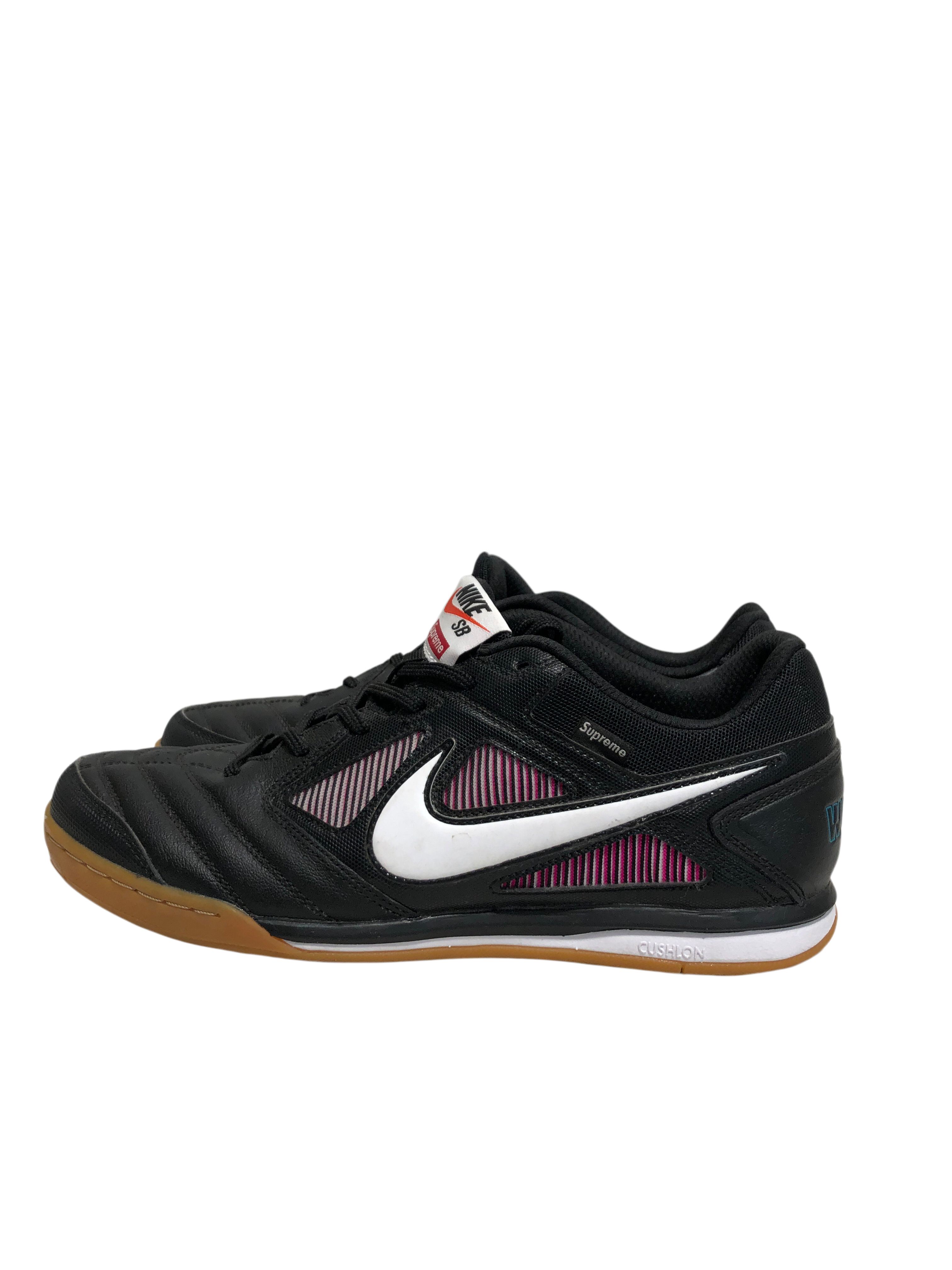 Supreme/NIKE SB/Low-Sneakers/US 9.5/Cotton/BLK/GATO SNEAKER view 5