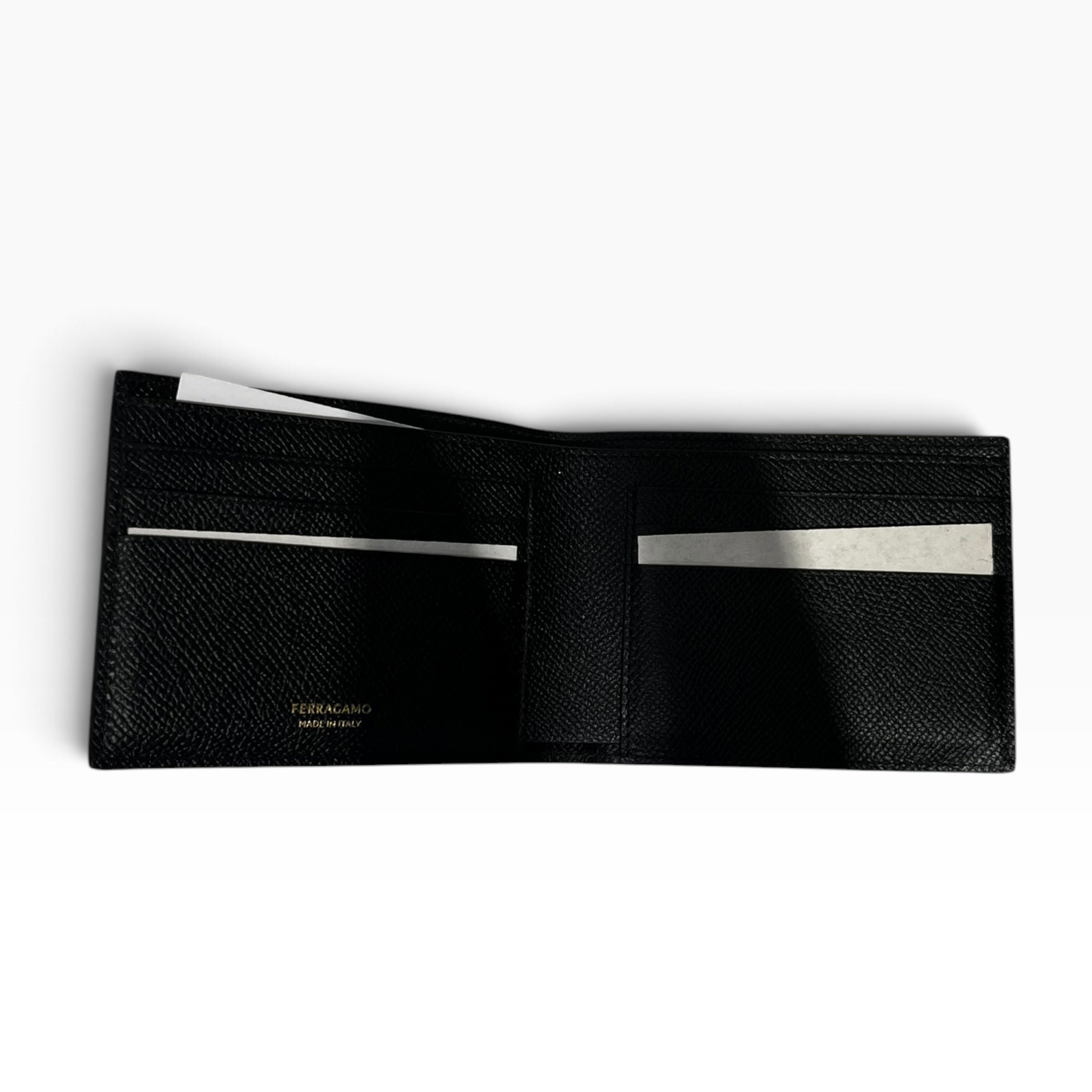 Salvatore Ferragamo/Bifold Wallet/Leather/BLK/M's/JL-66 1451 view 2