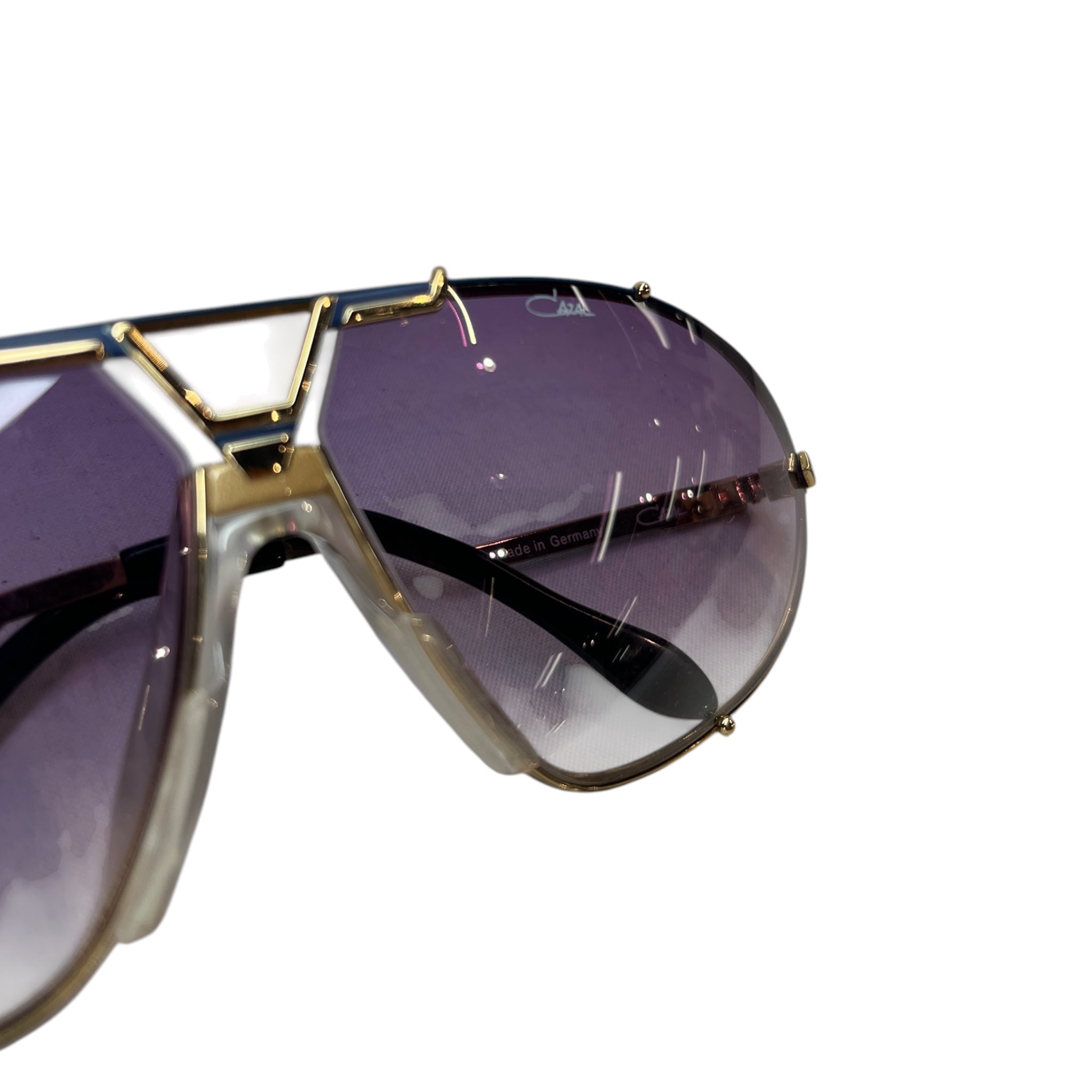 CAZAL/Sunglasses/Metal/GLD/GOLD PUPRLE LENS view 5