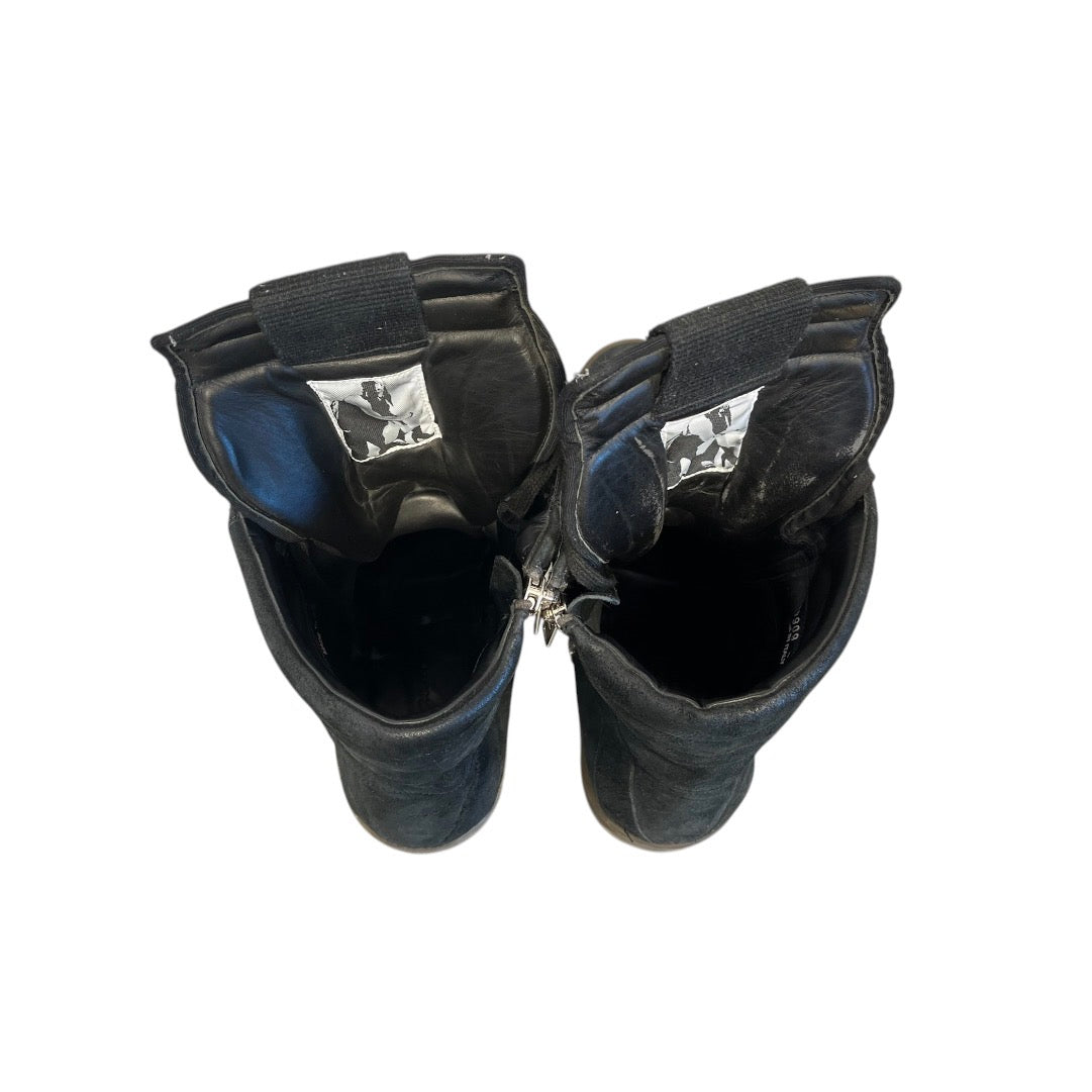 Rick Owens/Hi-Sneakers/EU 43.5/Suede/BLK/GEOBASKETS view 4