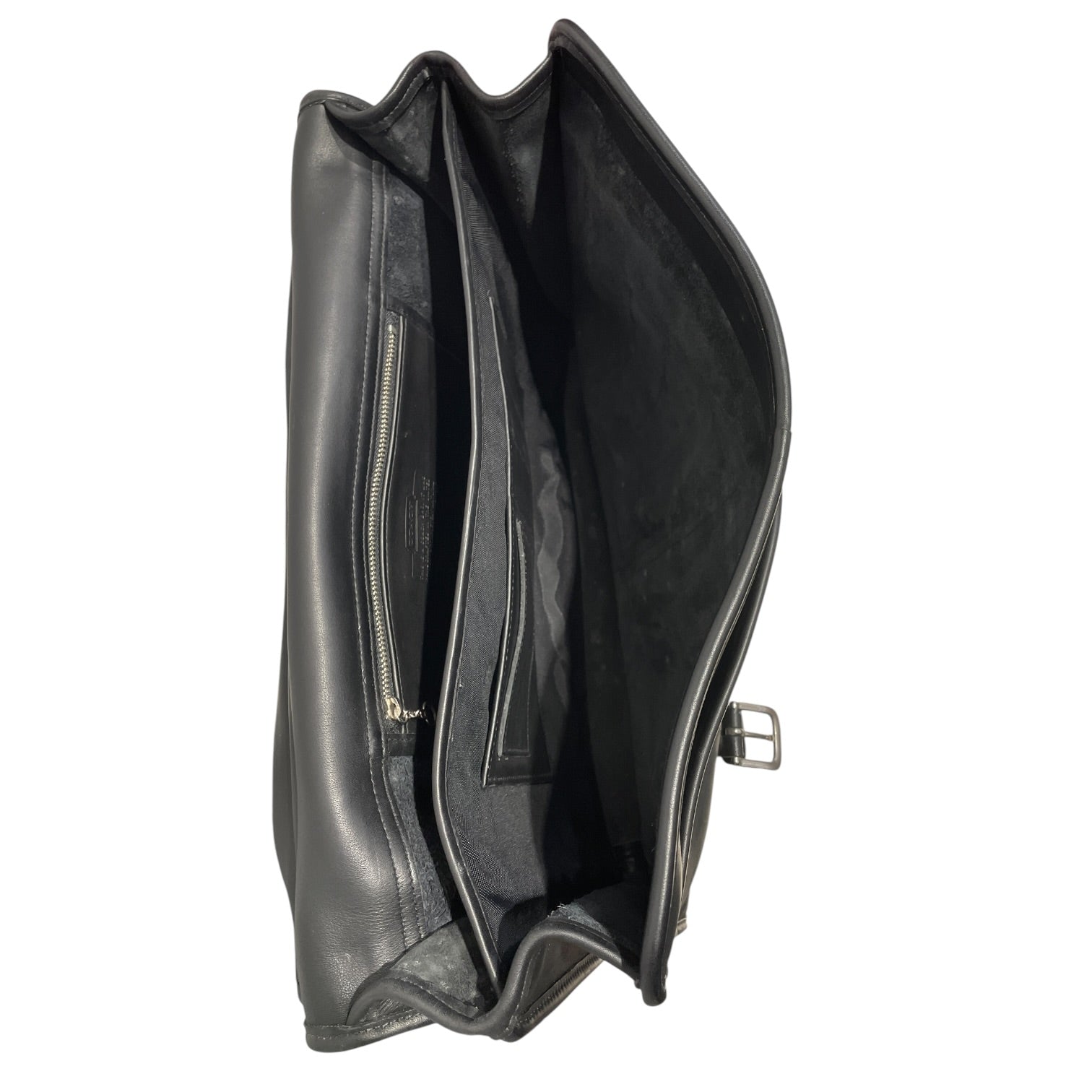 COACH/Briefcase/Leather/BLK/VTG view 3