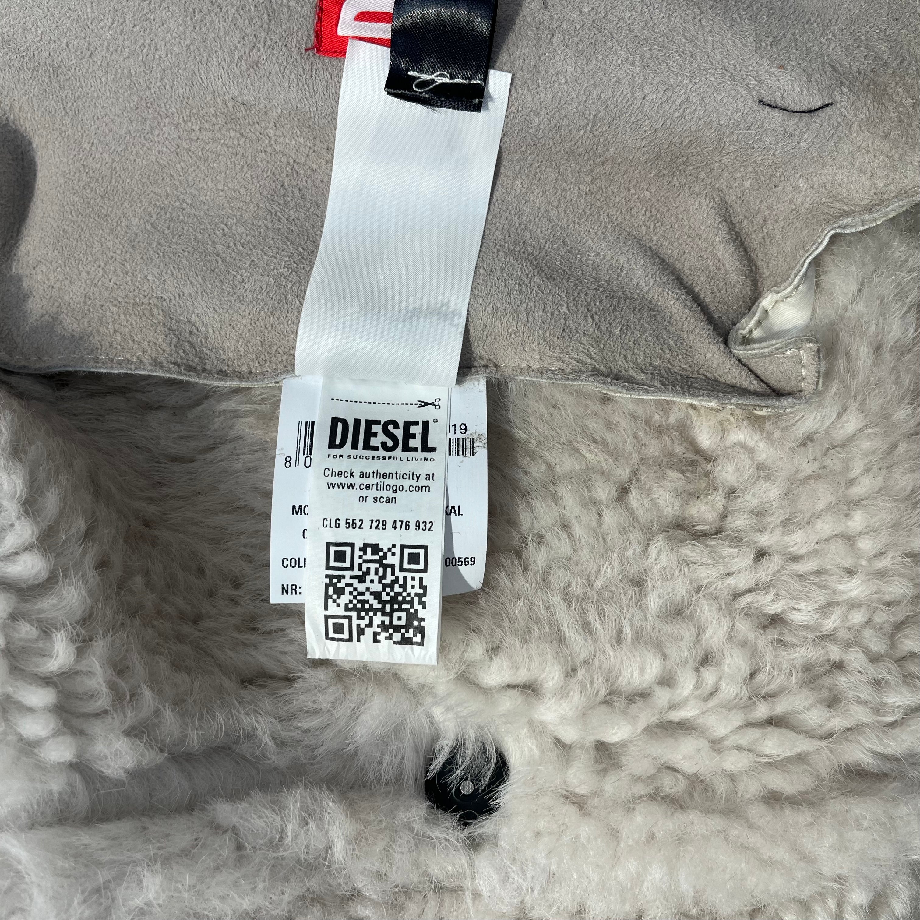 DIESEL/Jacket/50/GRY/runway sherling jacket view 5