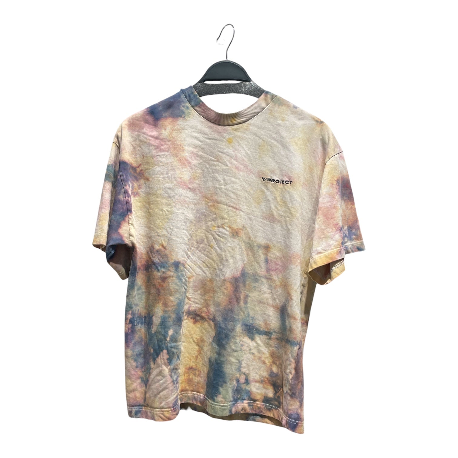 Y/PROJECT/T-Shirt/M/Cotton/MLT/All Over Print/Tie Dye Off the Shoulder Tee view 1