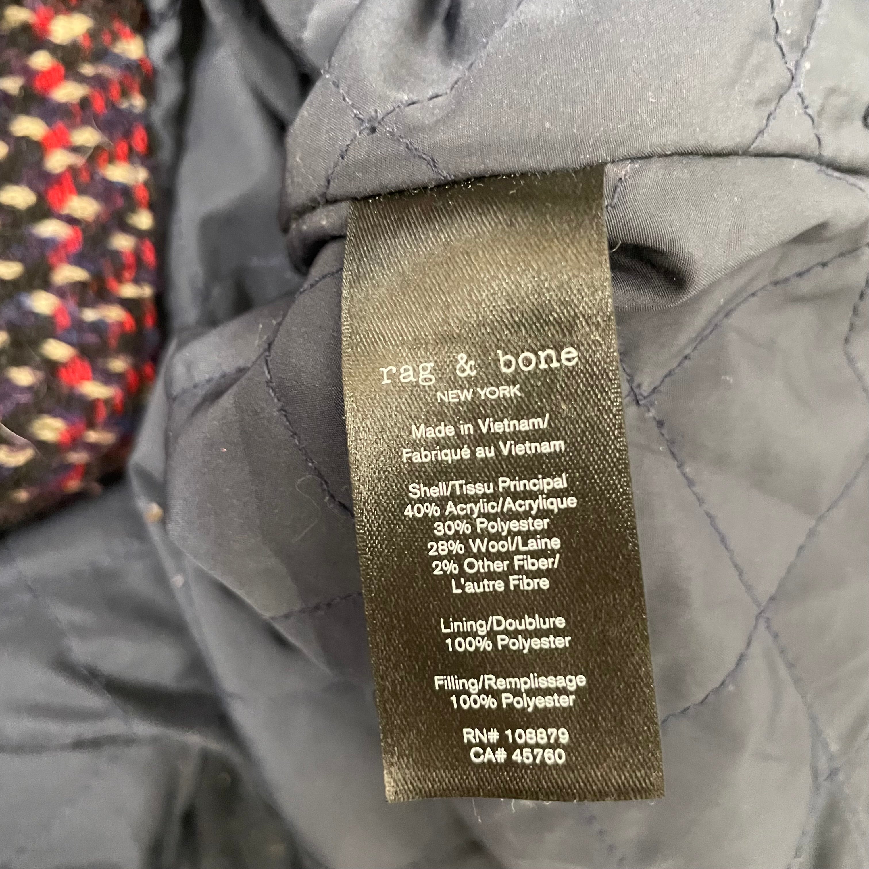 rag & bone/Coat/M/Plaid/Acrylic/MLT/Estelle Plaid Coat view 4